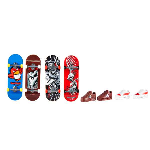 Hot Wheels Skate Fingerboard + Shoe Multipack Tricked Out