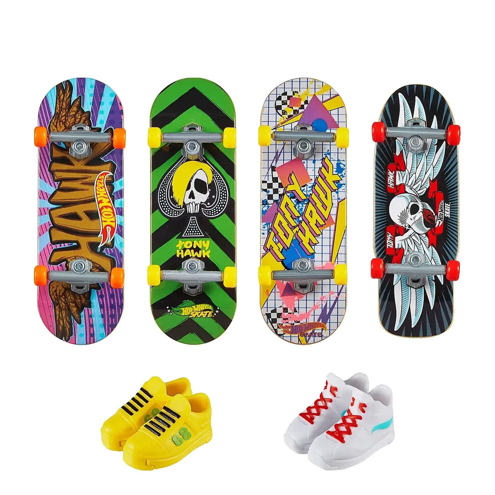 Hot Wheels Skate Fingerboard + Shoe Multipack Half Pipe
