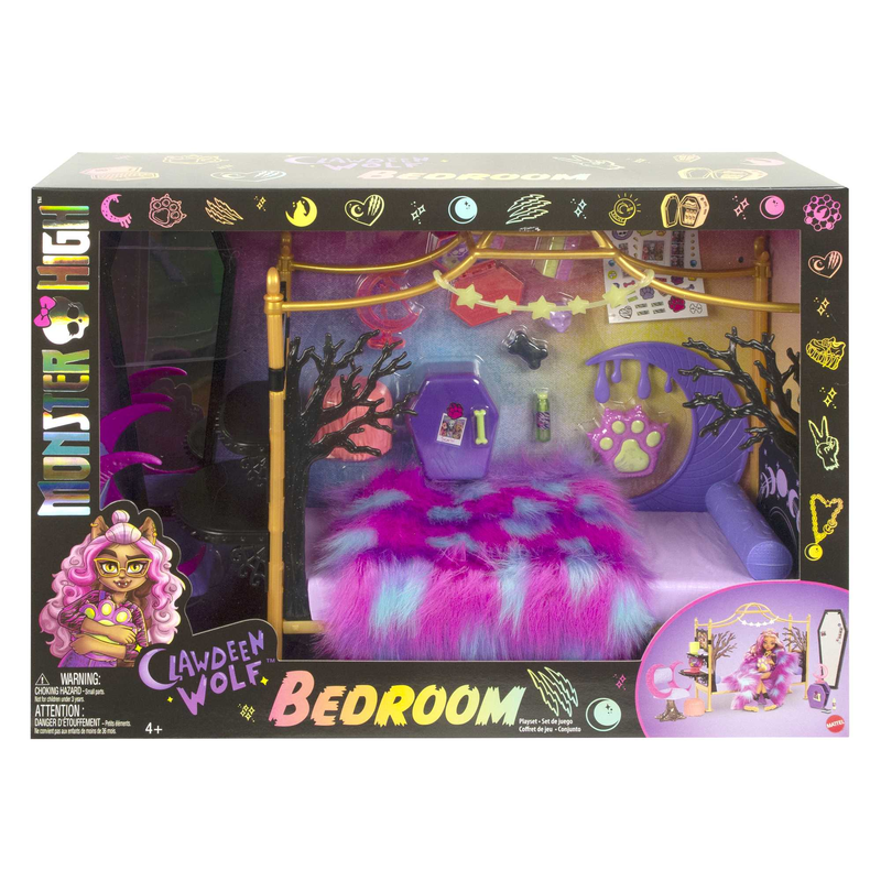 Monster High Clawdeen Wolf Bedroom Playset Toyworld NZ