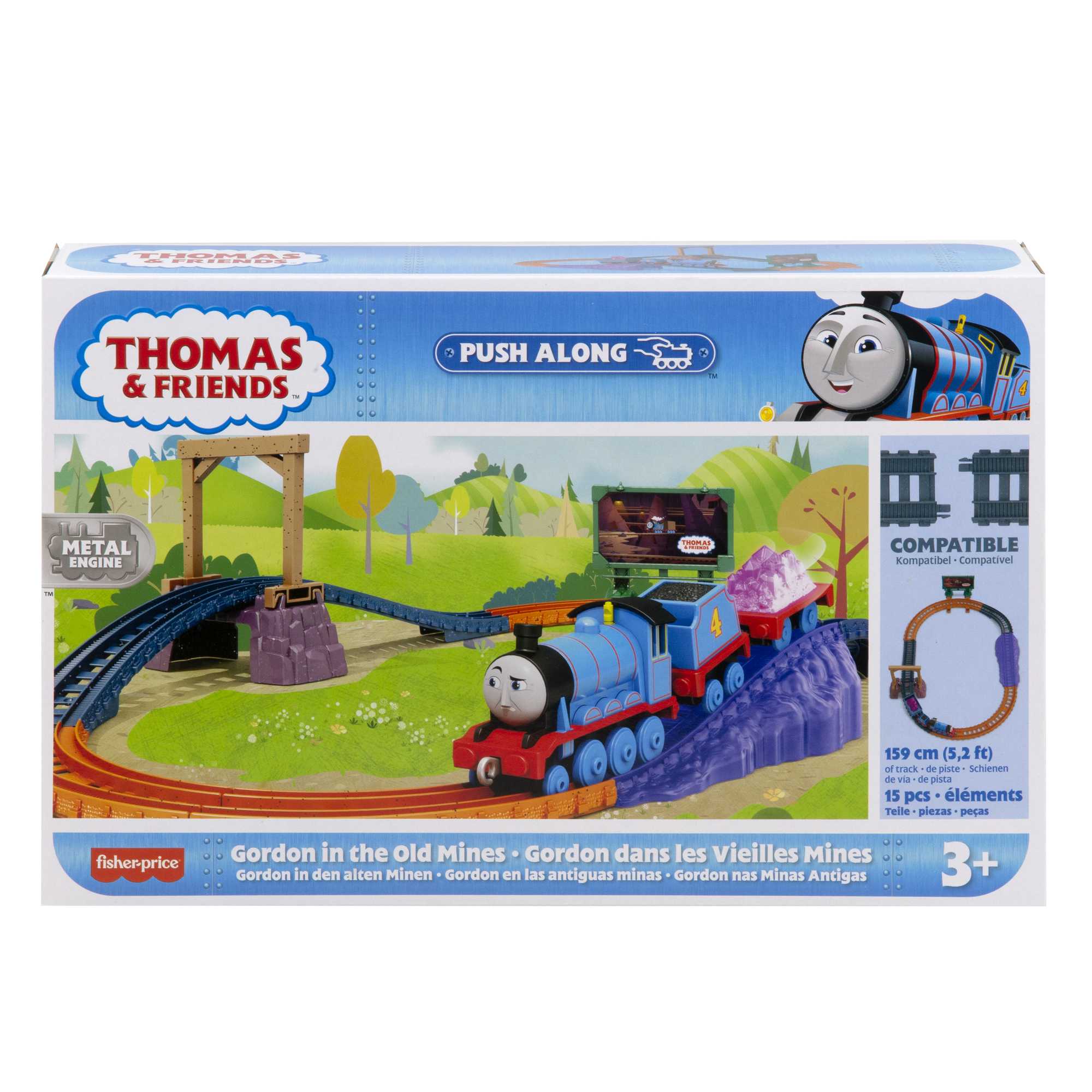 Fisher-Price Thomas & Friends Push Along Gordon In The Old Mines Track Set - Toyworld NZ