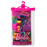 Barbie Complete Looks Fashions And Accessories Colourful Striped Dress
