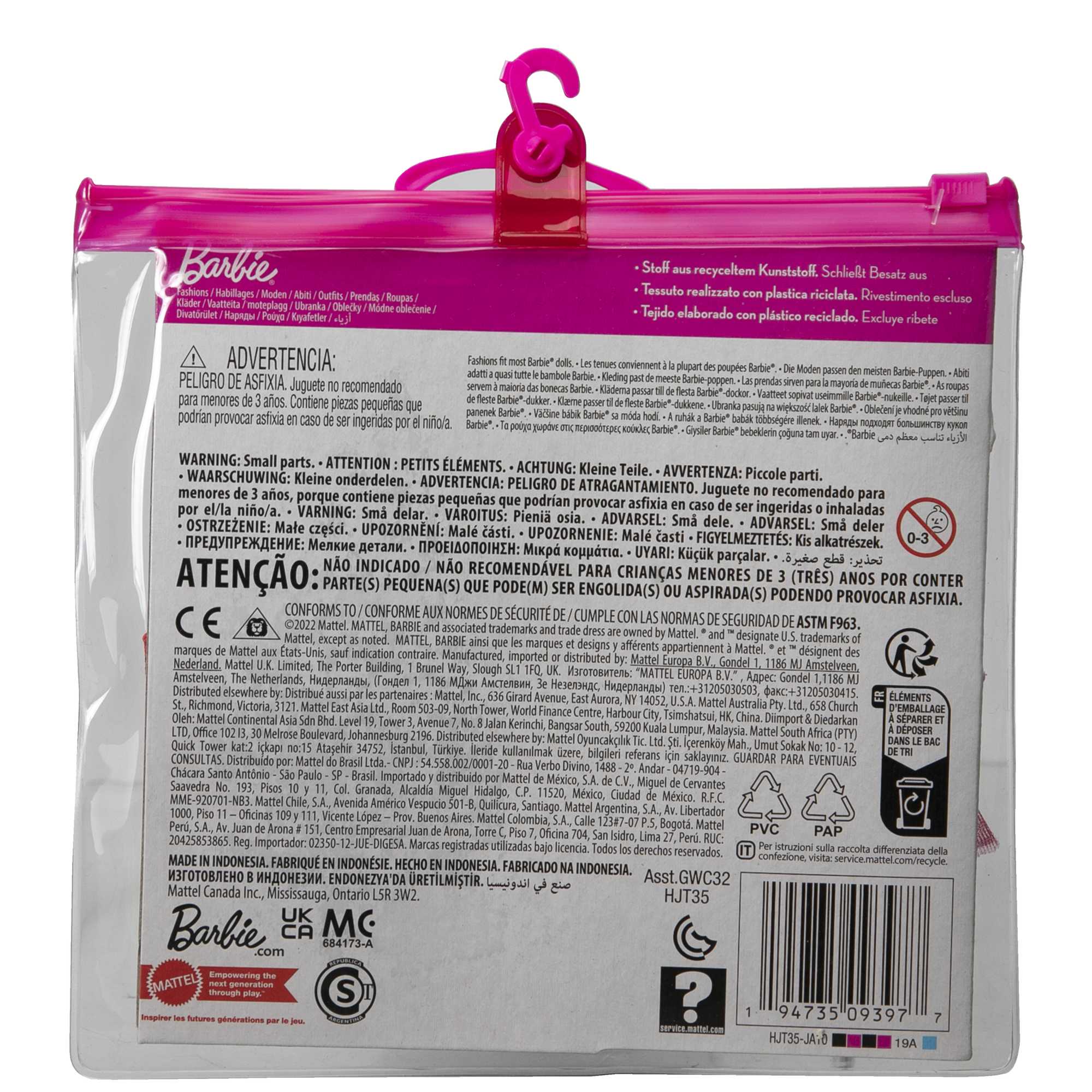 Barbie Fashions 2 Pack Floral Dresses