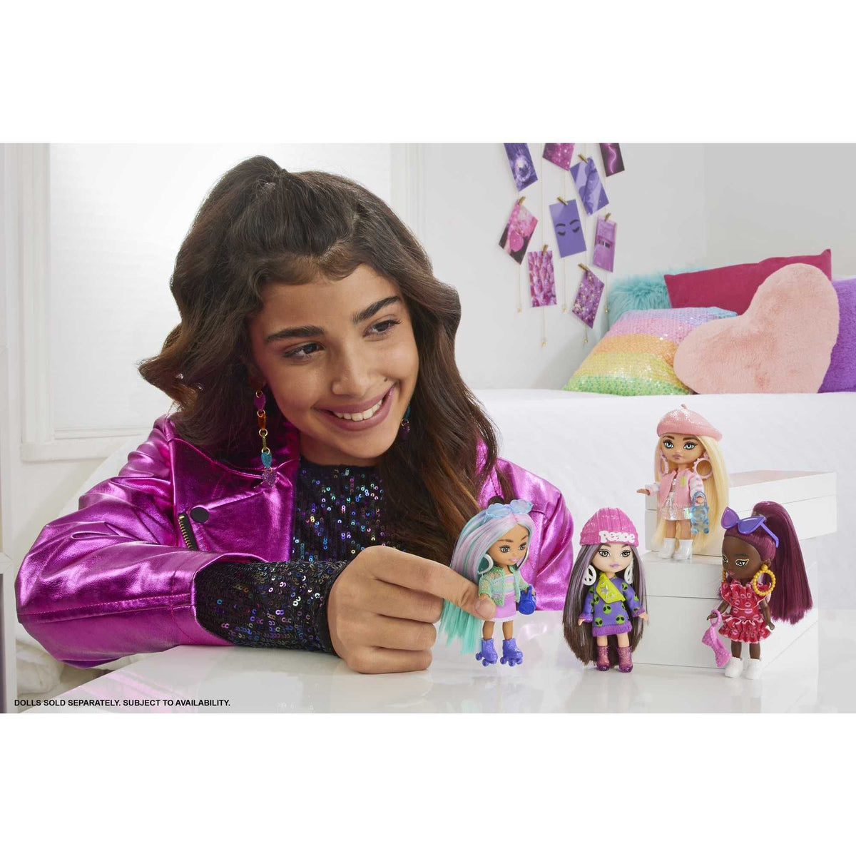 Barbie Extra Mini Minis Doll With Brown Hair - Toyworld NZ