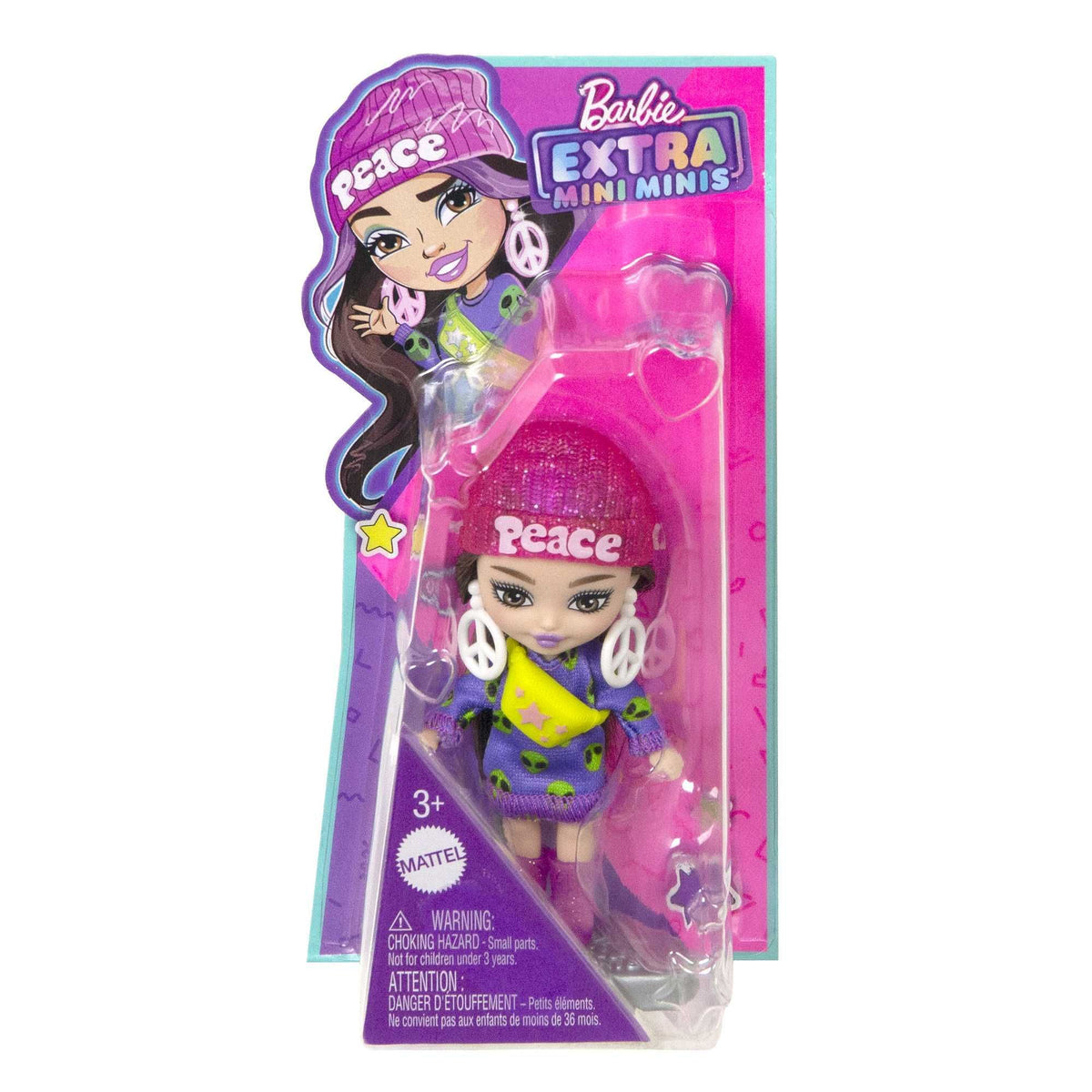 Barbie Extra Mini Minis Doll With Brown Hair - Toyworld NZ