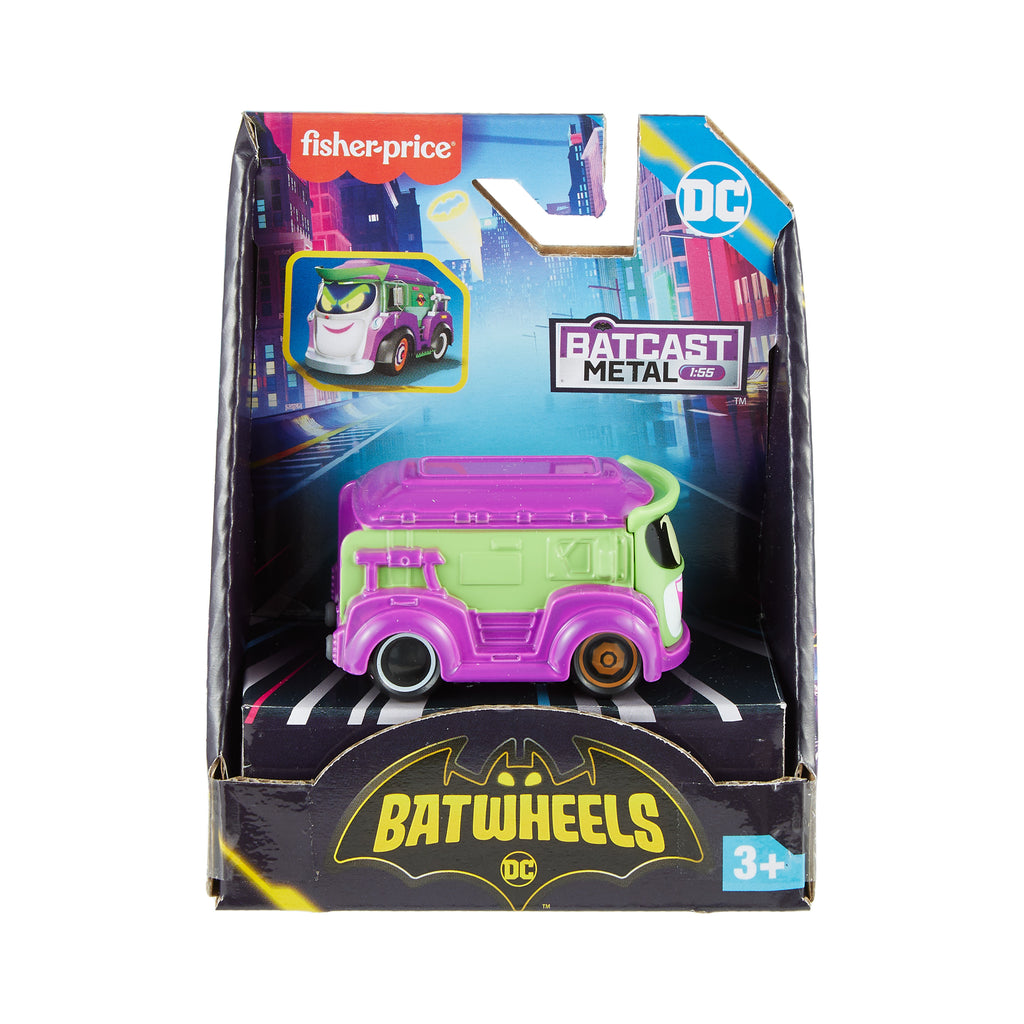 Fisher Price Batwheels 155 Diecast Prank The Joker Van