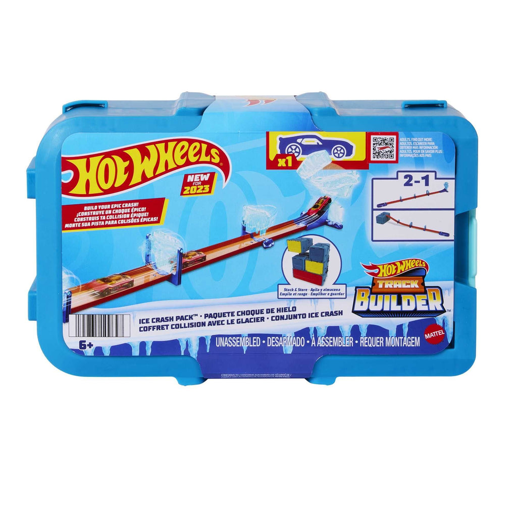 Hot Wheels Track Builder Starter Builder Box Ice Crash Pack