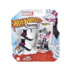 Hot Wheel Skate Themed Entertainment Fingerboard + Shoes Marvel Ghost Spider