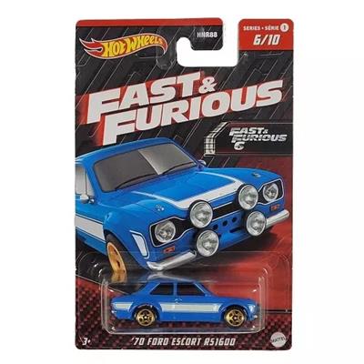 Hot Wheels Fast Furious Themed Vehicle 6/10 '70 Ford Escort