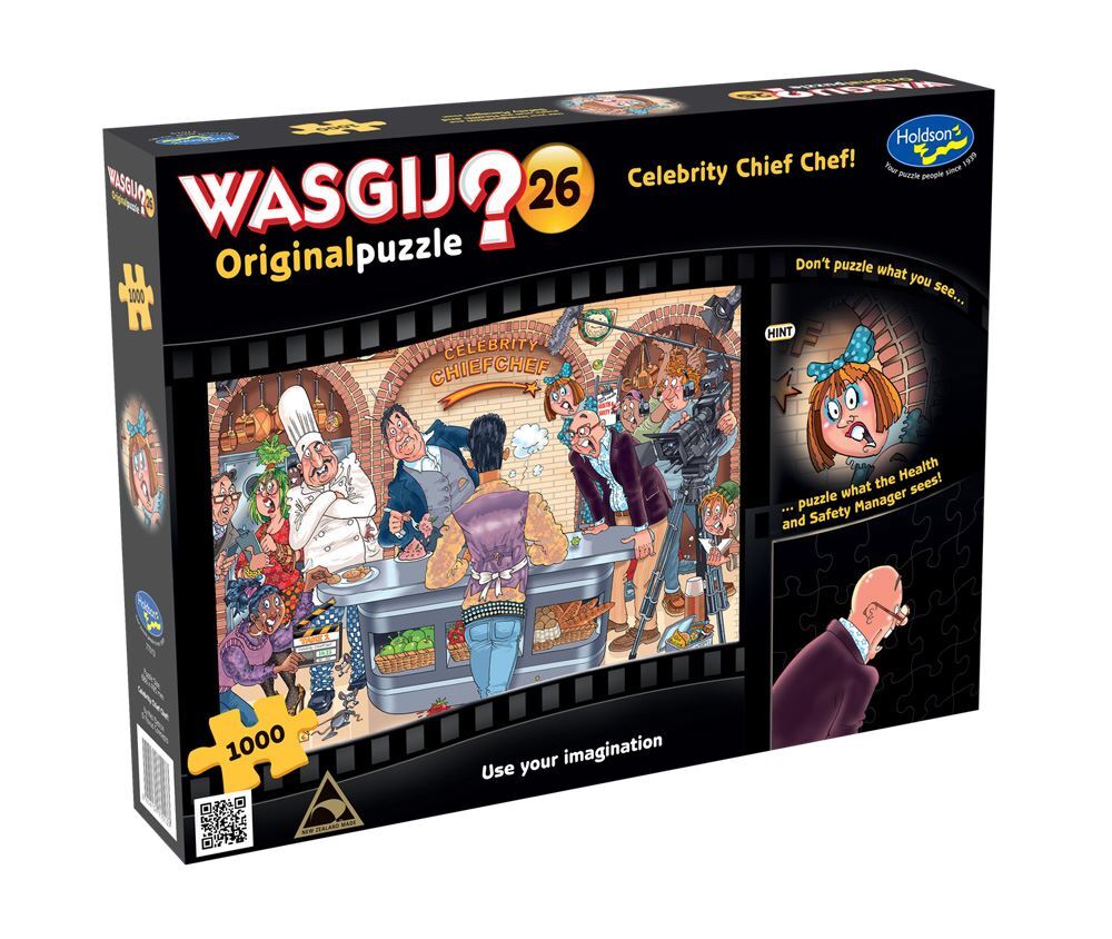 Wasgij Original 26 Celebrity Chief Chef 1000 Piece - Toyworld NZ