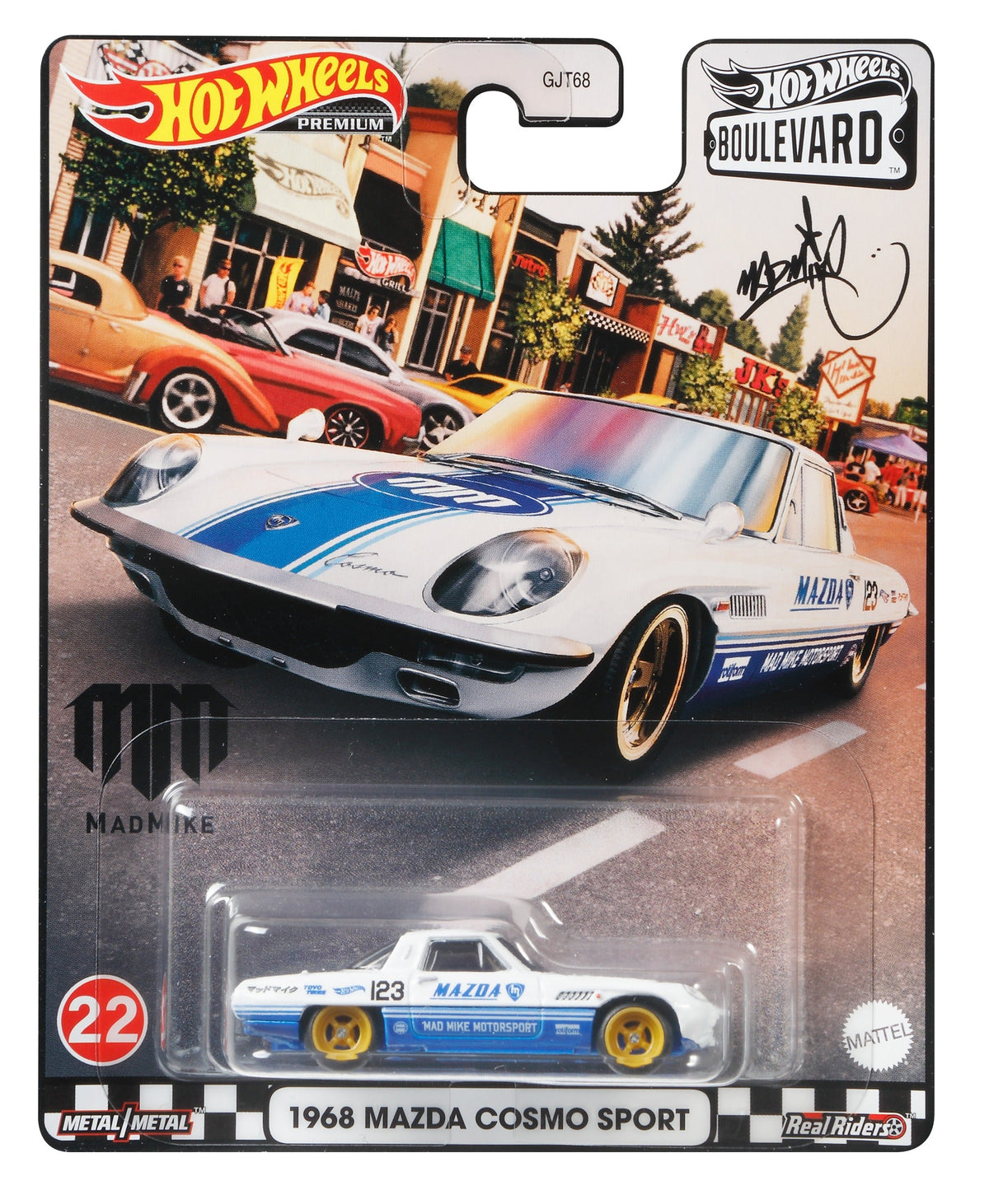 Hot Wheels Premium Boulevard 1:64 Die-Cast #22 1968 Mazda Cosmo Sport - Toyworld NZ