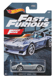 Hot Wheels Themed Entertainment Vehicle Fast & Furious 5/5 Corvette Grand Sport - Toyworld NZ