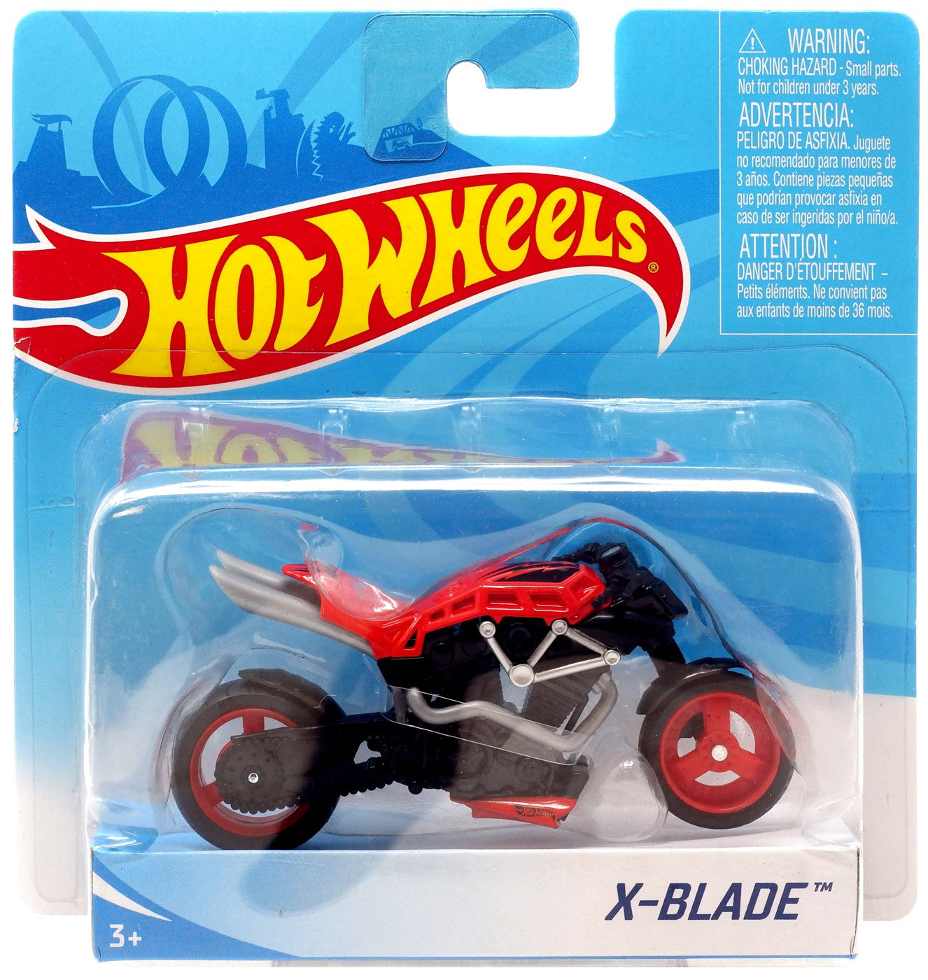 Hot Wheels Street Power Vehicle X-Blade Red & Black