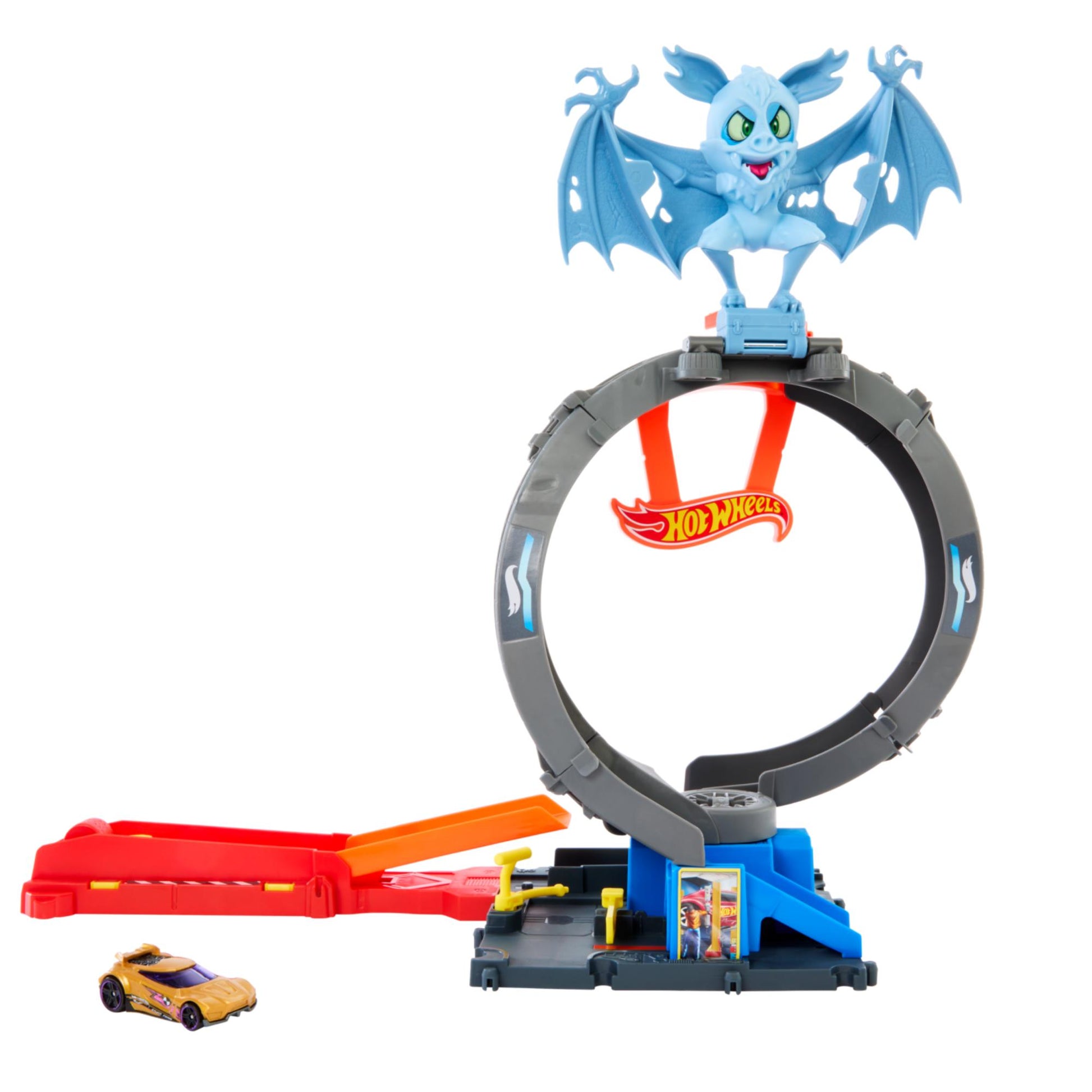 Hot Wheels City Let's Race Bat Loop Attack - Toyworld NZ
