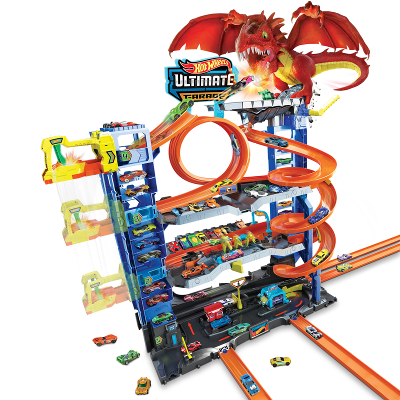 Hot Wheels City Ultimate Garage with Shark Attack (ホットウィールズシティ究極のサメ攻撃ガレージ) Hot Wheels® Ultimate Garage | Mattel