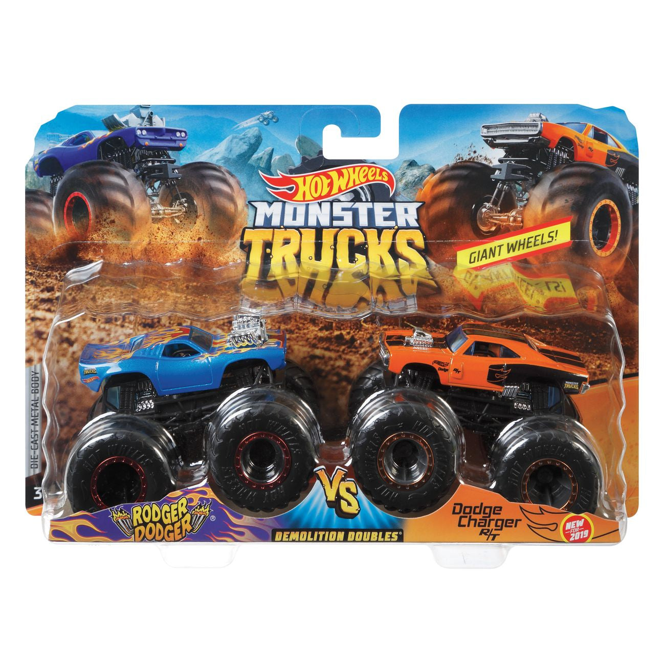 Hot Wheels Monster Trucks 1:64 Demolition Doubles Pack Assorted