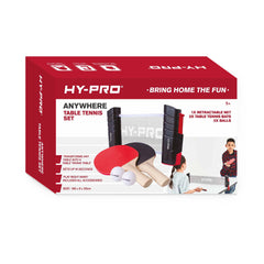 Hy-Pro Anywhere Table Tennis Set