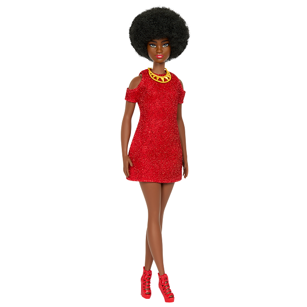 Barbie Fashionistas 65th Anniversary Doll #221 With Natural Black Hair