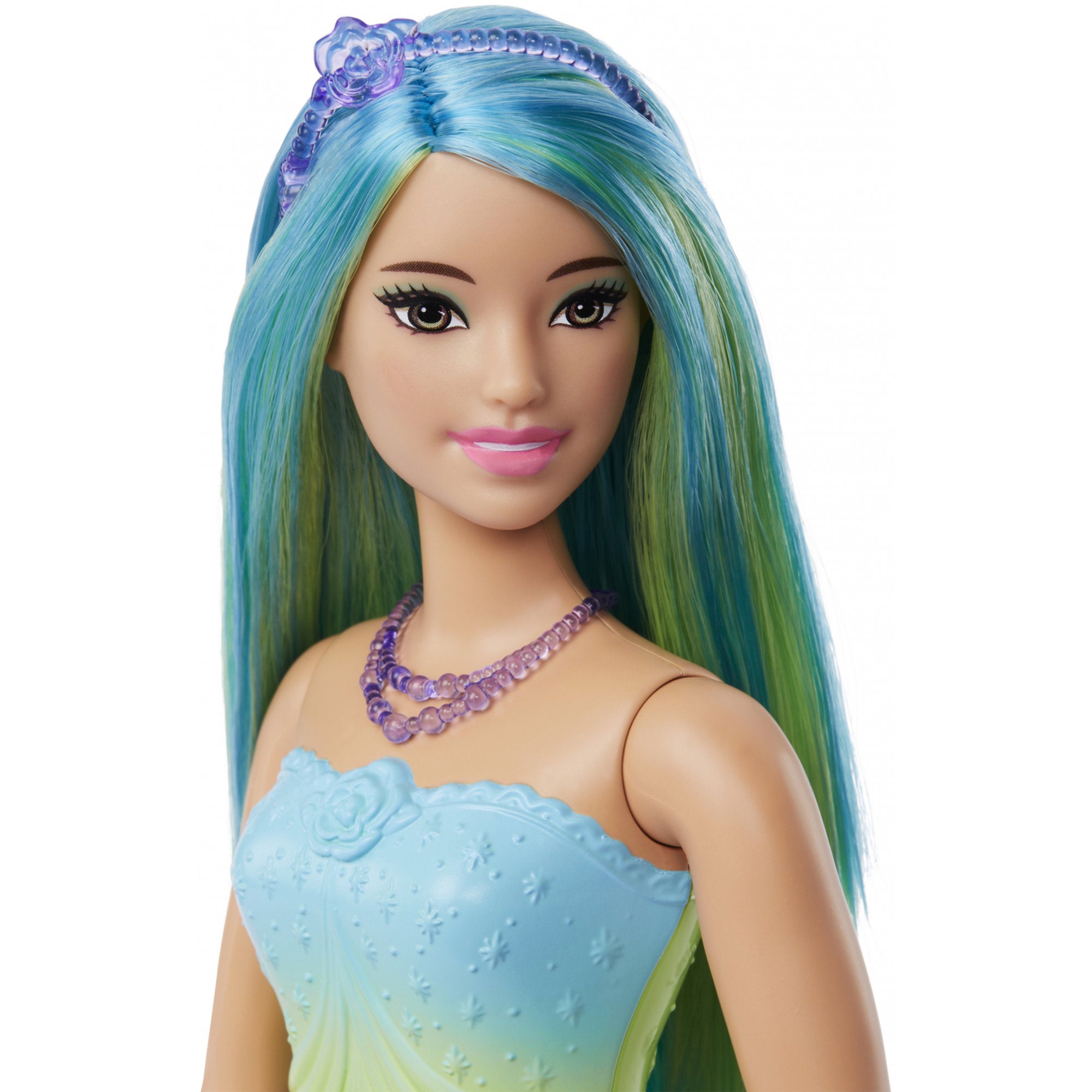 Barbie Royals Green Hair Doll