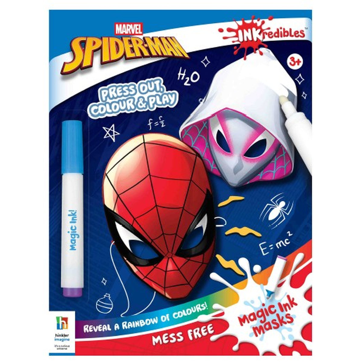 Inkredibles Spider-Man Magic Ink Masks
