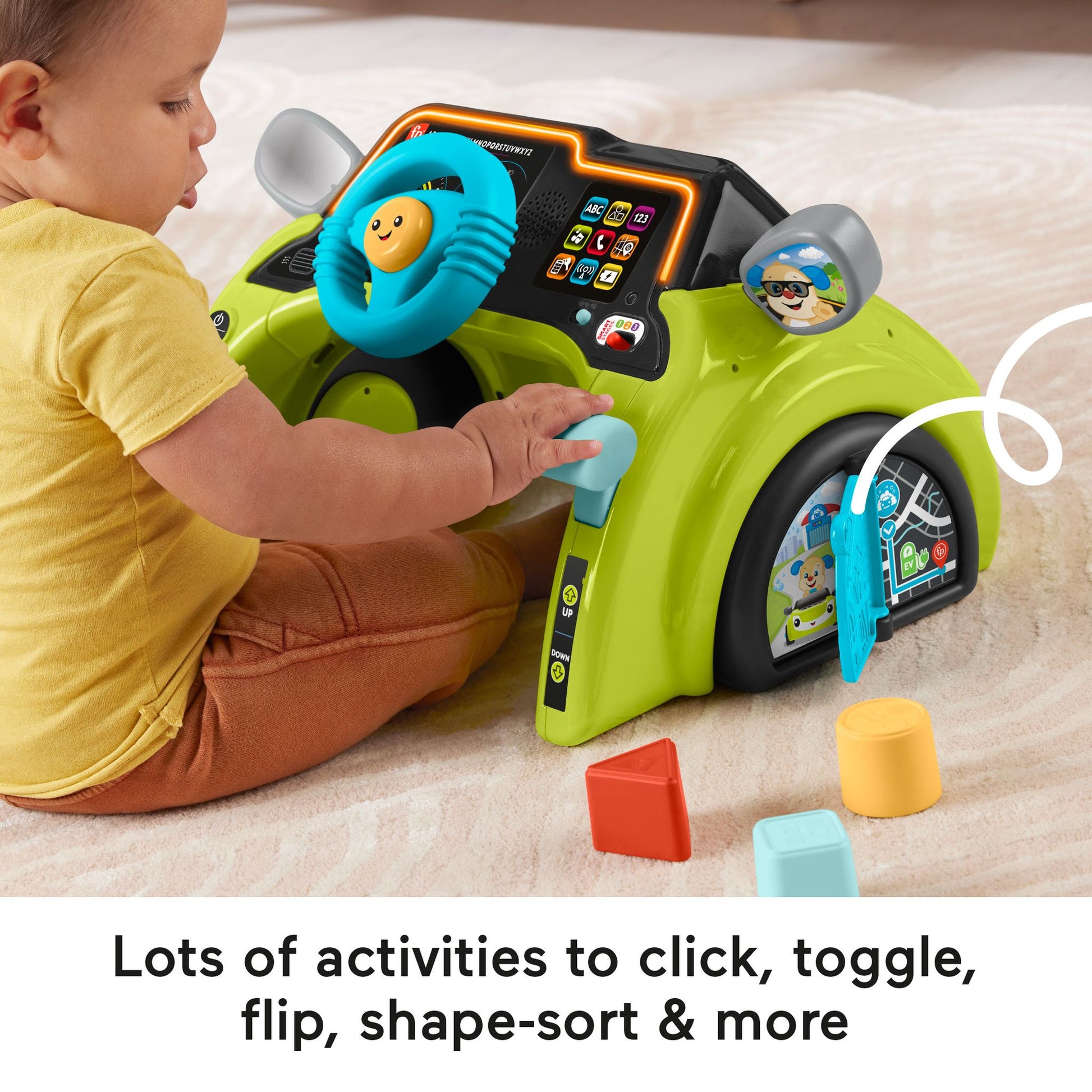 Fisher-Price Laugh & Learn - Sit & Steer Driver - Toyworld NZ