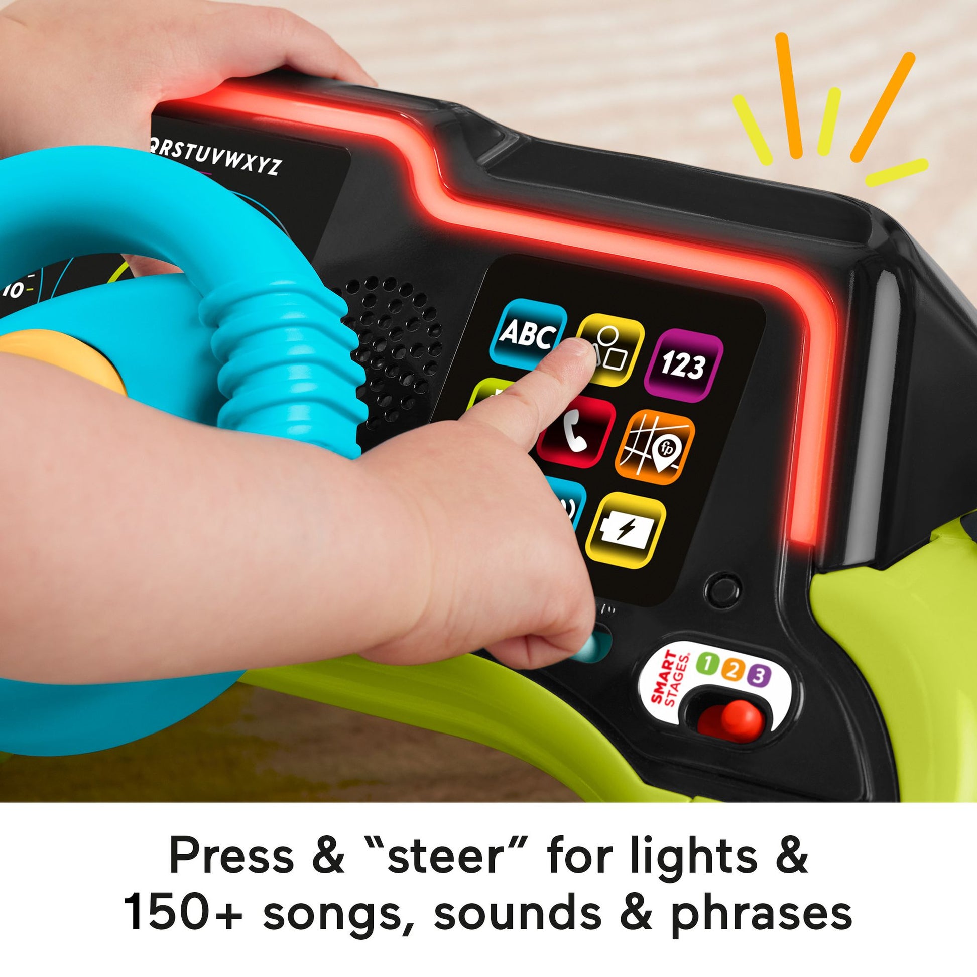 Fisher-Price Laugh & Learn - Sit & Steer Driver - Toyworld NZ