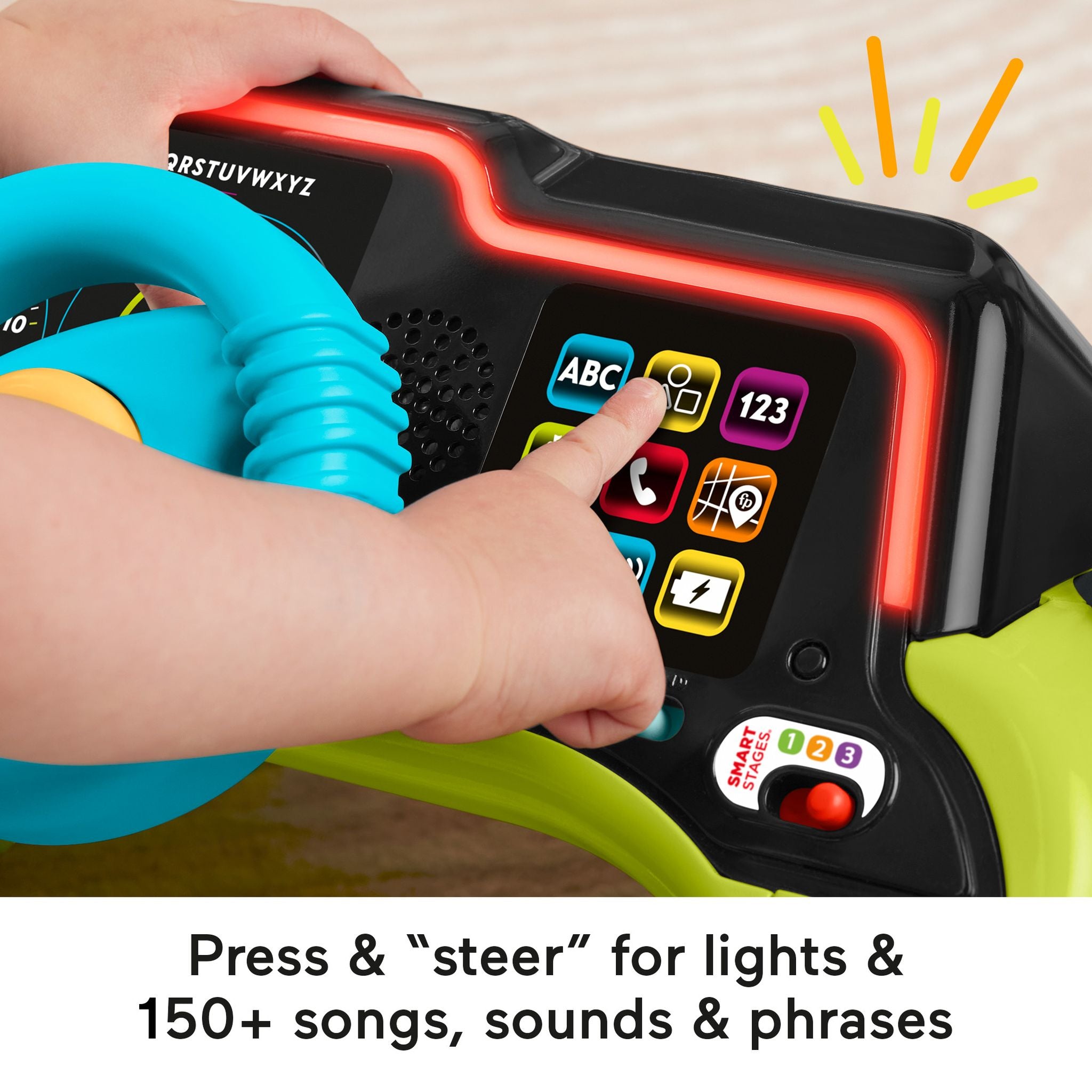 Fisher-Price Laugh & Learn - Sit & Steer Driver - Toyworld NZ