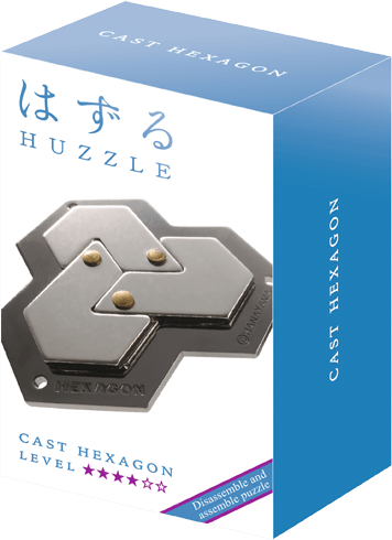 Huzzle Puzzle Cast Hexagon