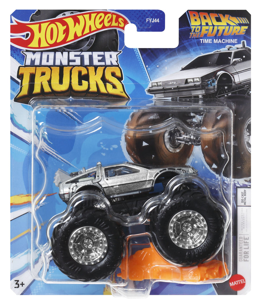 HOT WHEELS 1:64 MONSTER TRUCKS 2024 BACK TO THE FUTURE TIME MACHINE