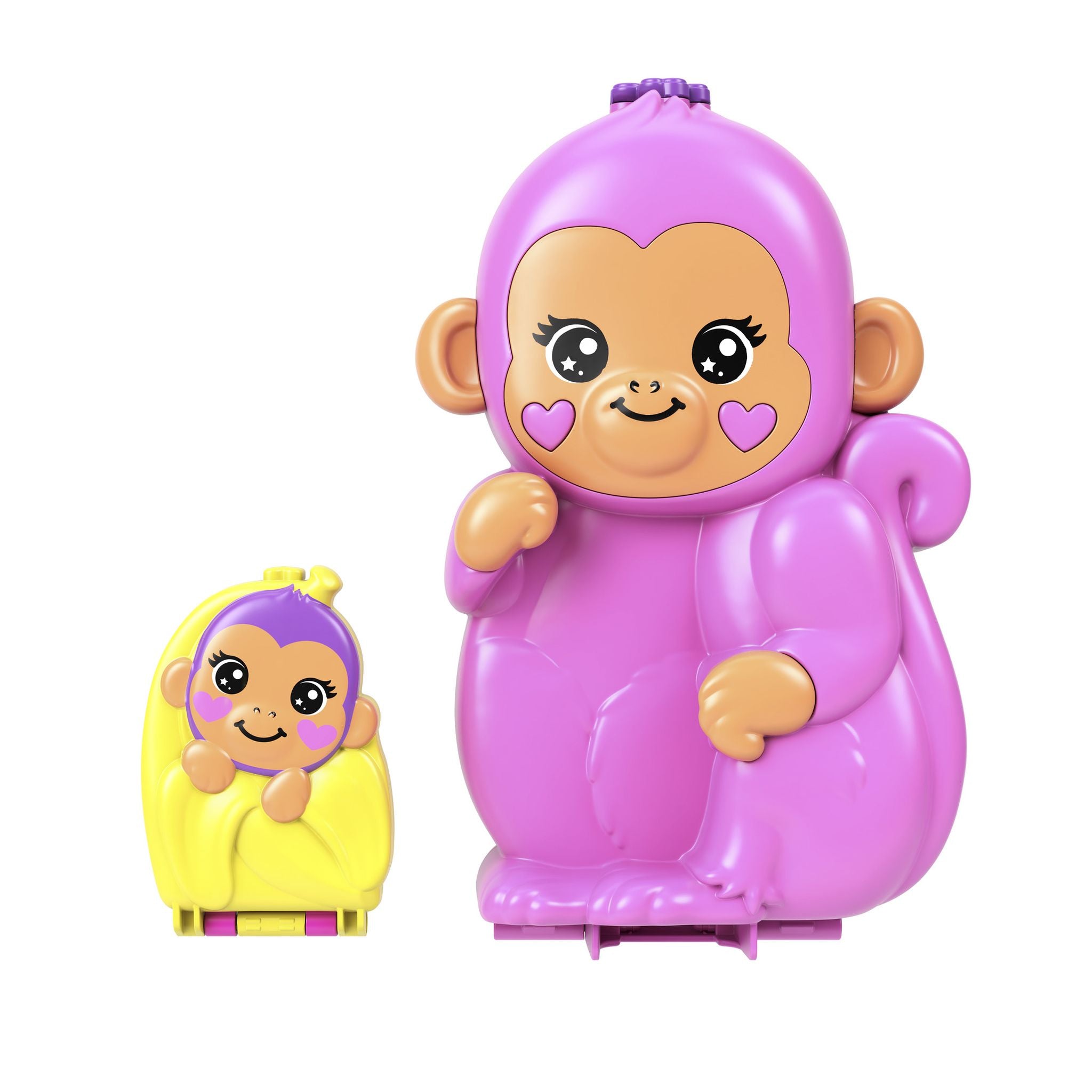 Polly Pocket Momma Monkey & Baby Wearable Compact