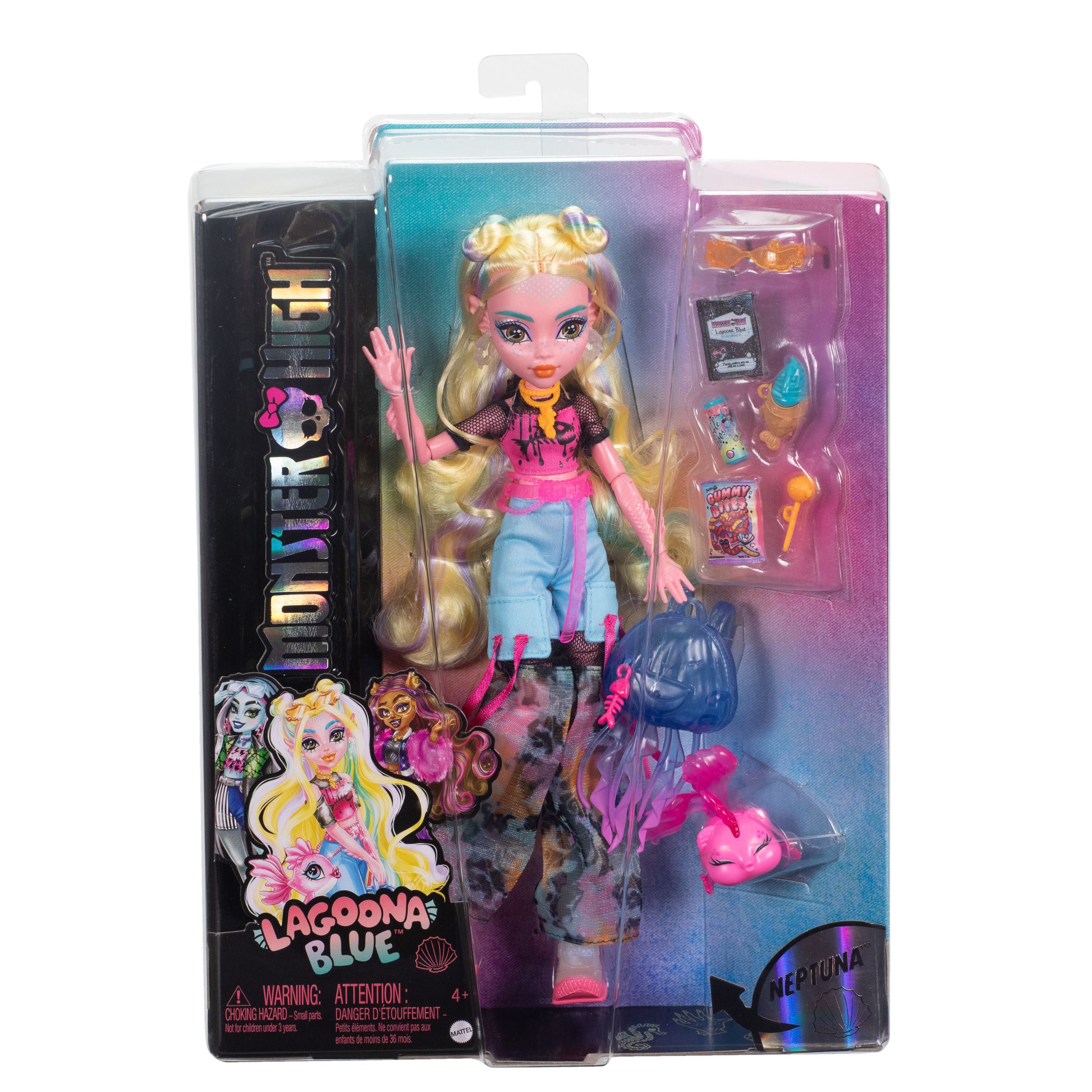 Monster High Lagoona Blue With Pet Neputna Doll Set