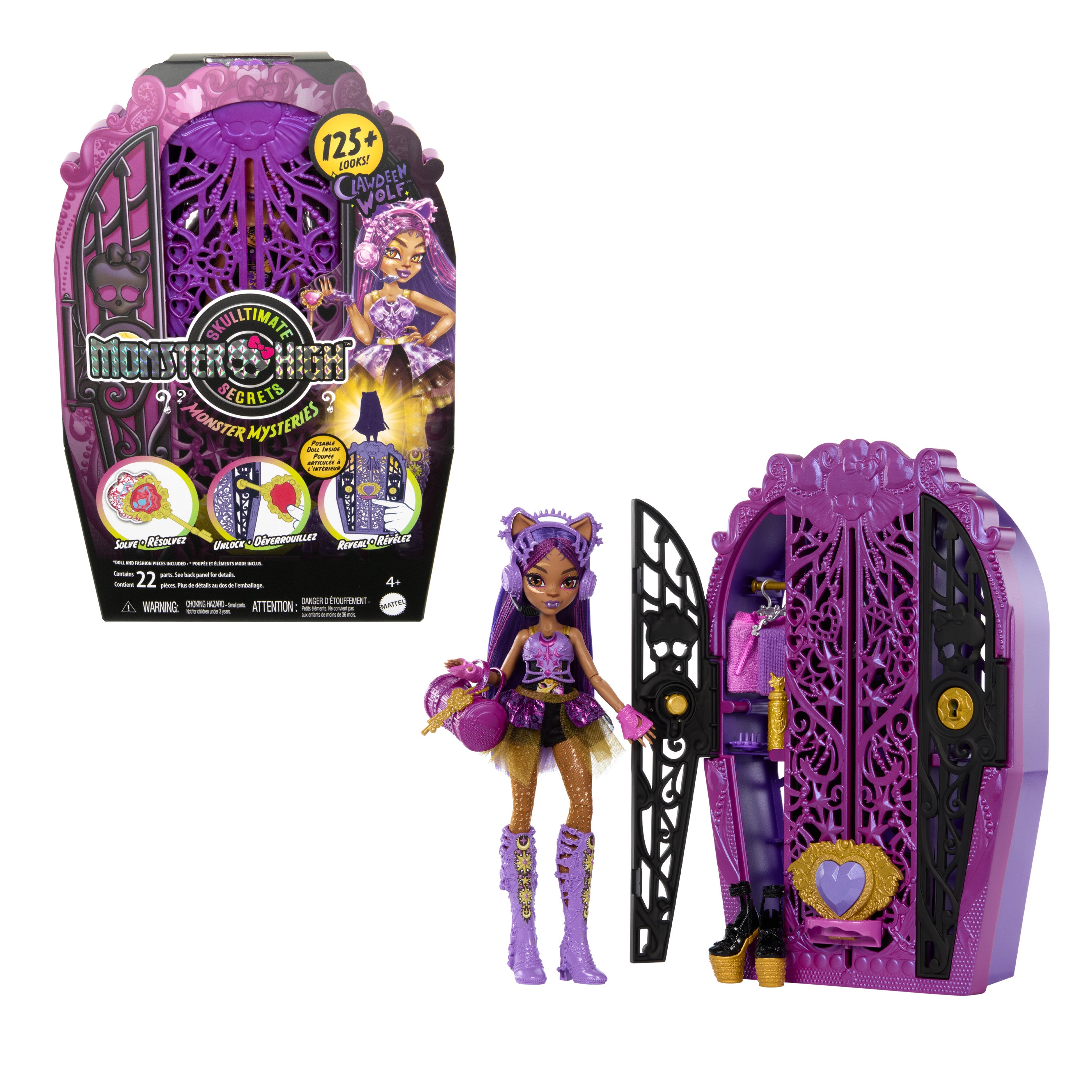Monster High Skulltimates Neon - Clawdeen