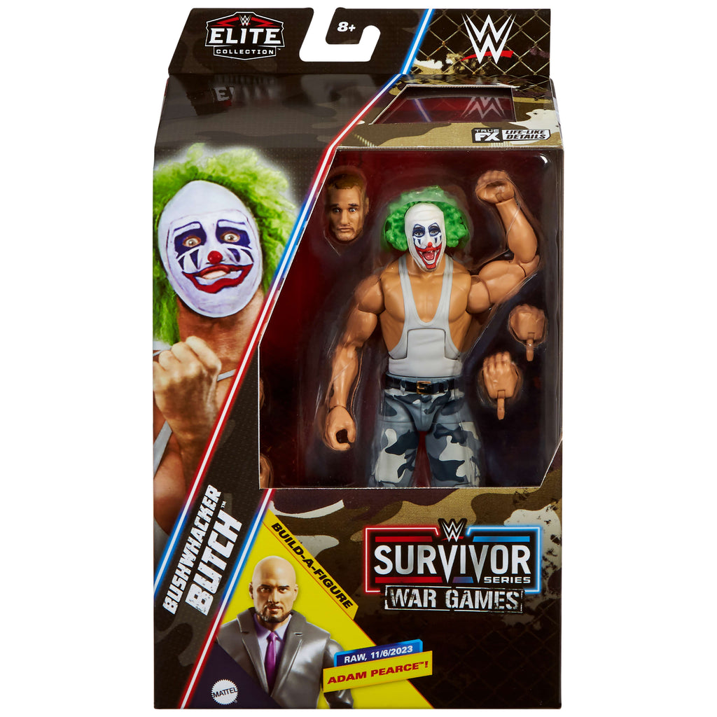 WWE Elite Collection Survivor Series Bushwhacker Butch Action Figure