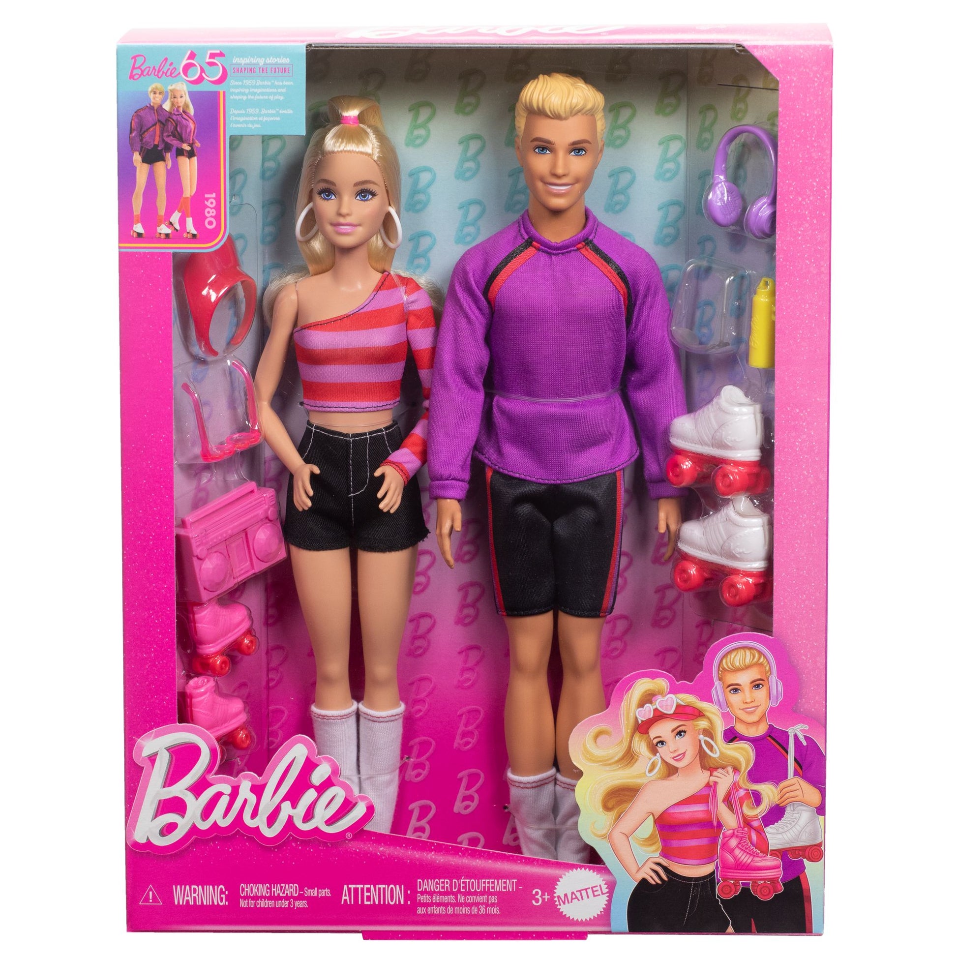 Barbie Ken Barbie 65th Anniversary Fashionista Doll Pack