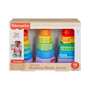 Fisher-Price Wood Stacking Shape Sorter