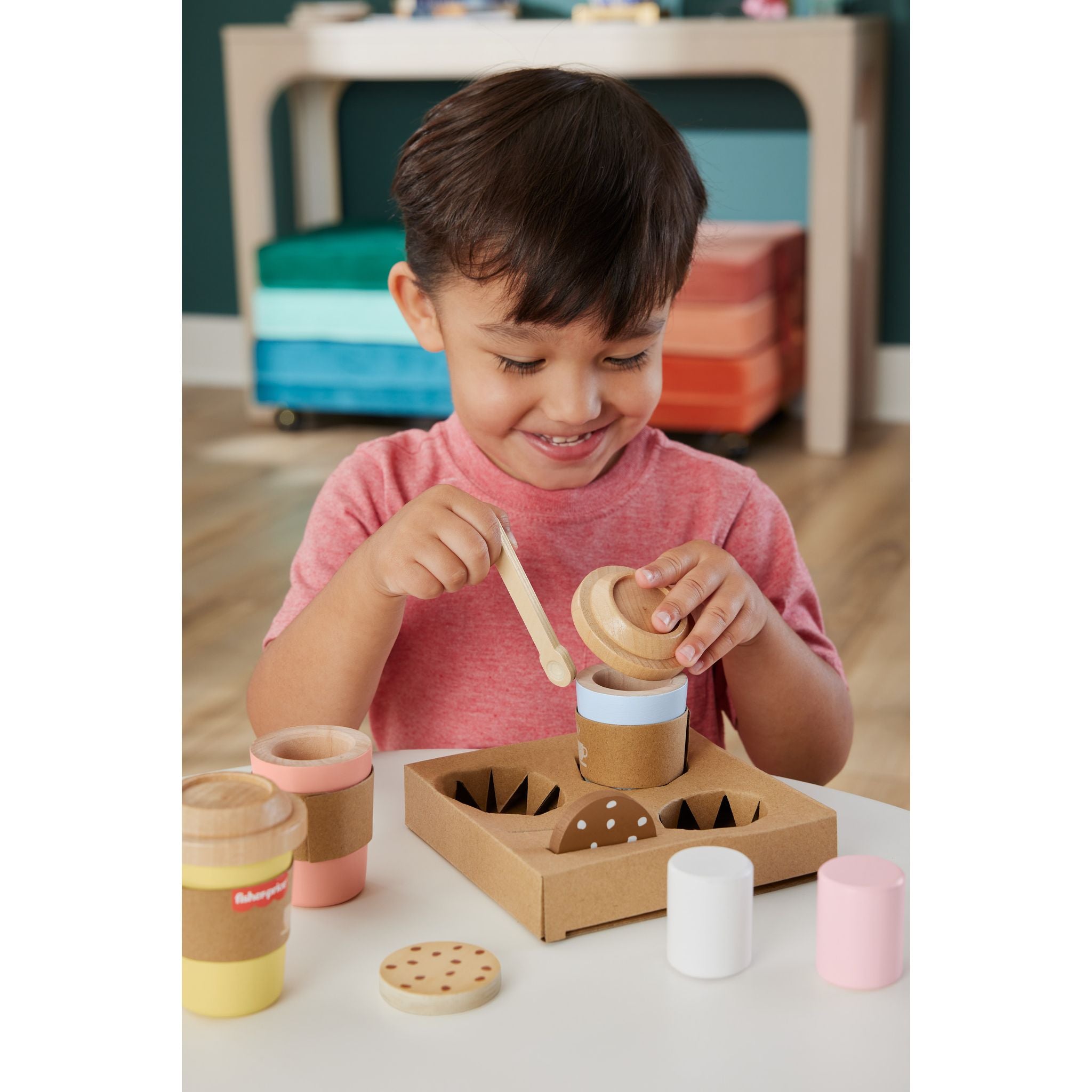 Fisher-Price Wooden Coffee To Go Set