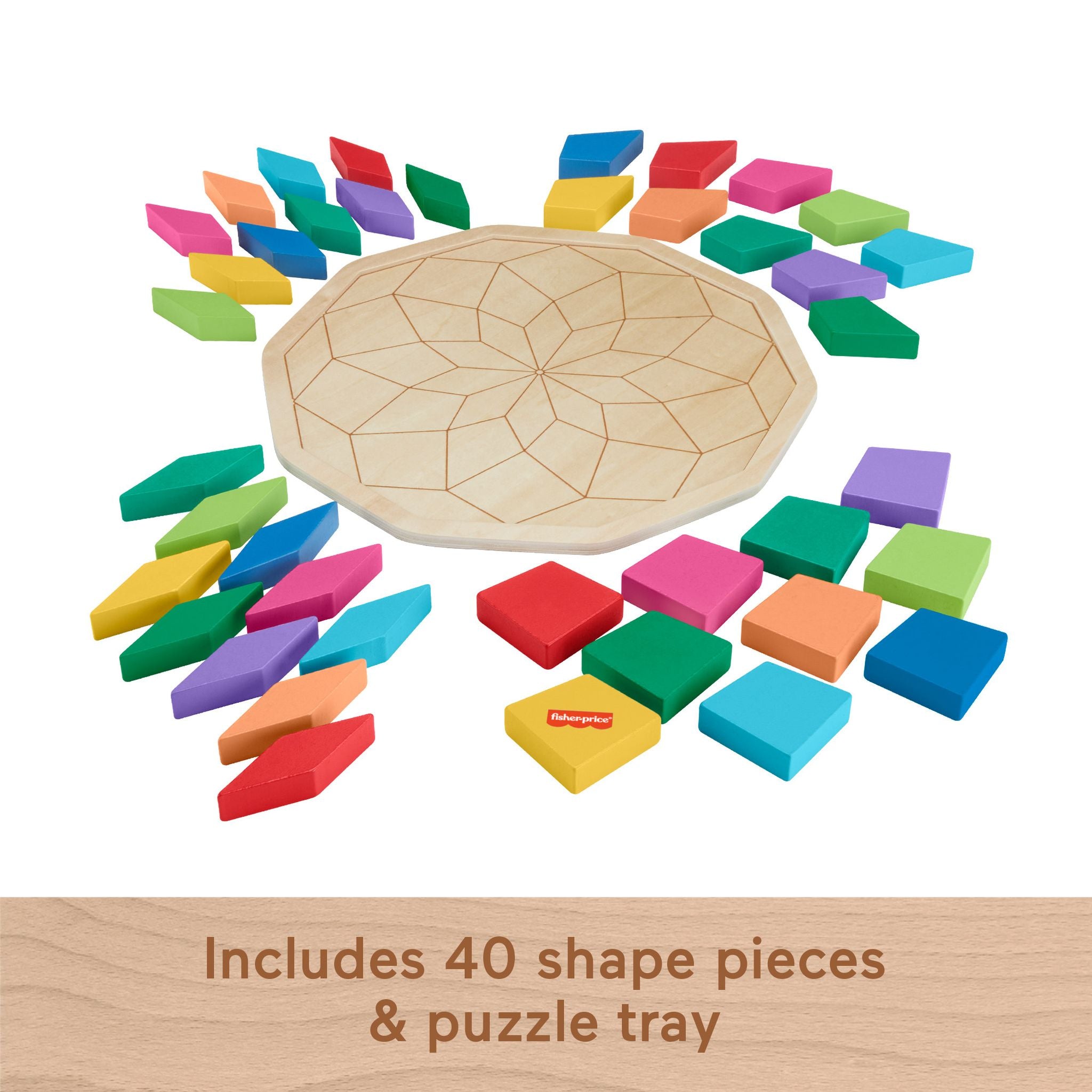 Fisher-Price Wooden Mandala Puzzle