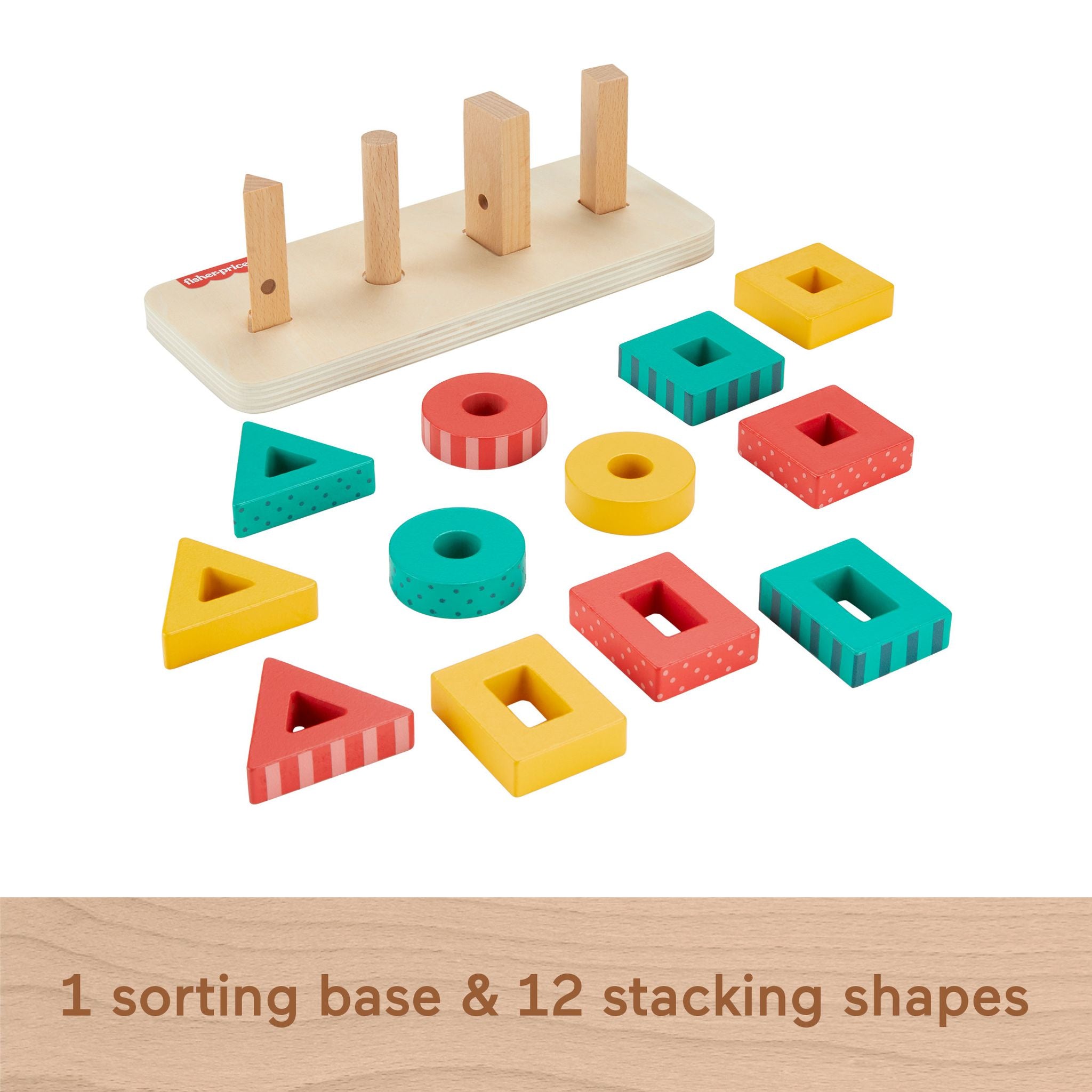 Fisher-Price Wooden Shape Stacker