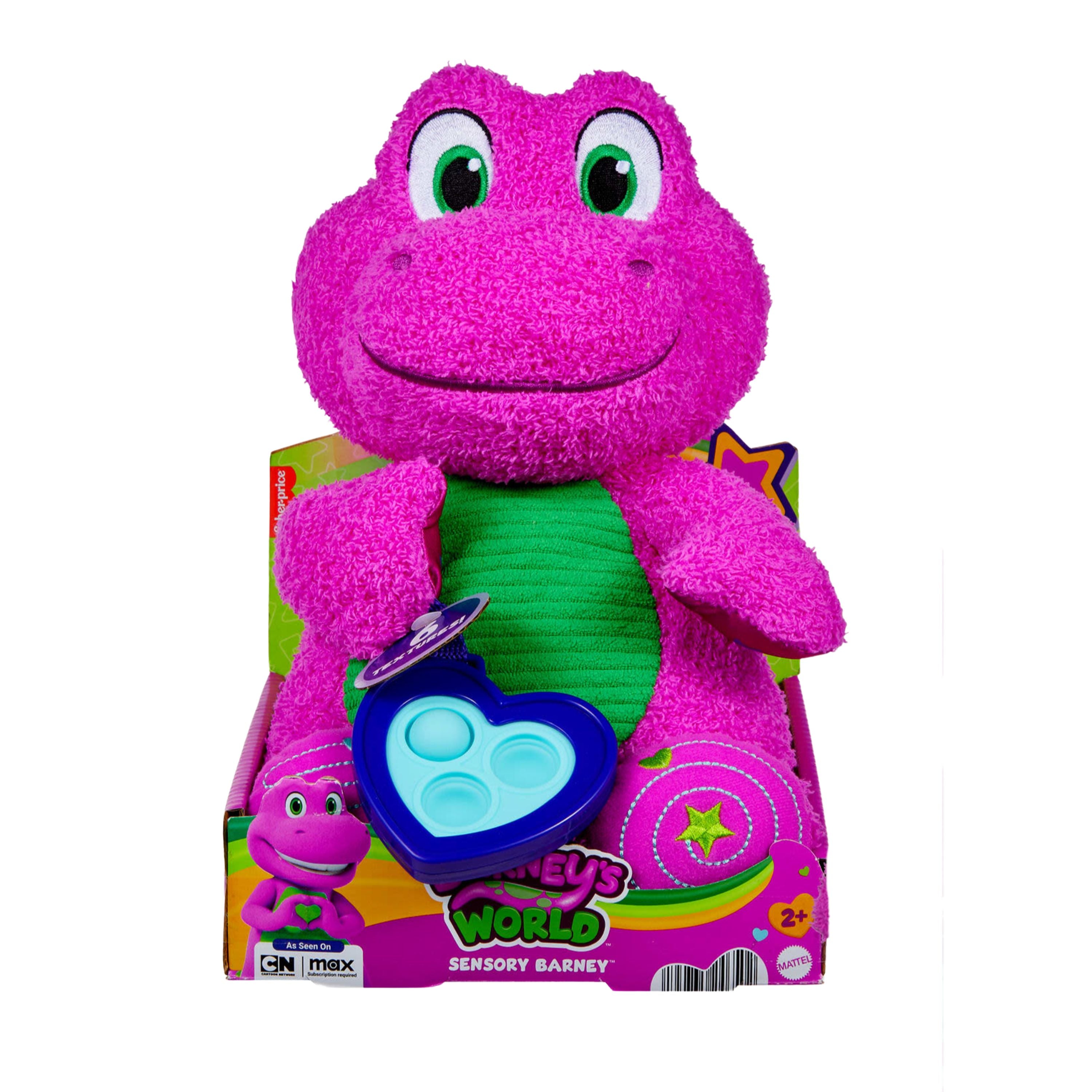 Fisher-Price Barney's World Sensory Barney Plush