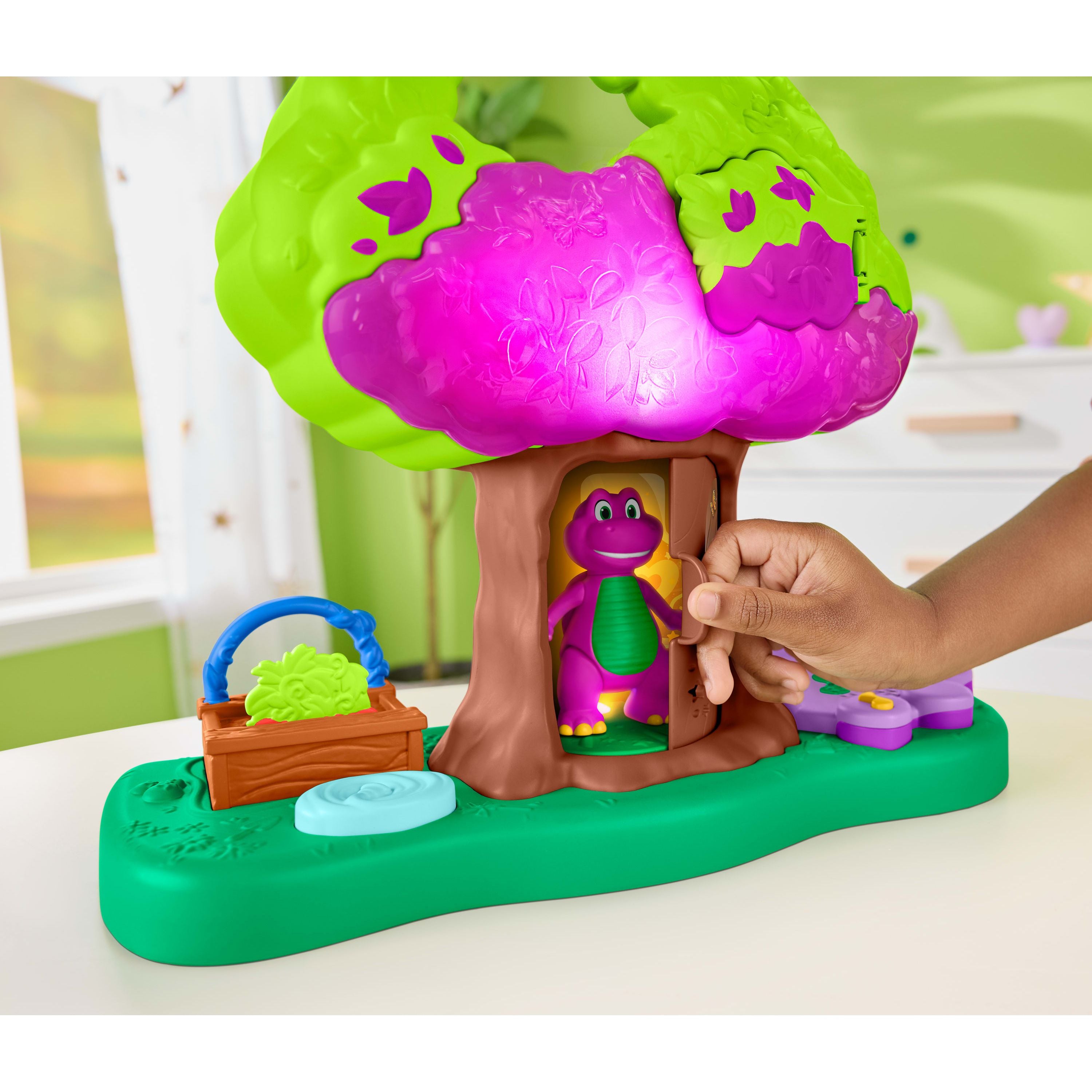 Barney's World Lights & Sounds Treehouse Playset