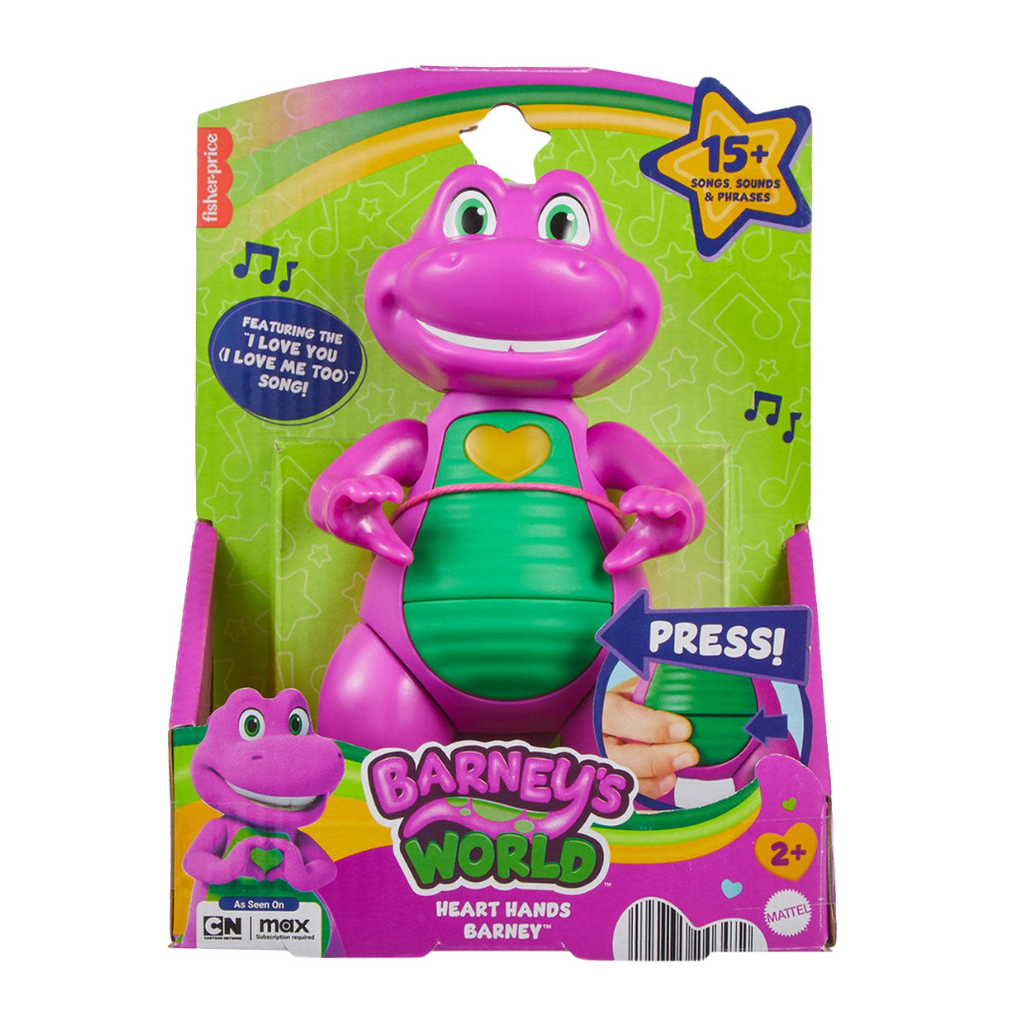 Barney's World Heart Hands Barney – Toyworld NZ
