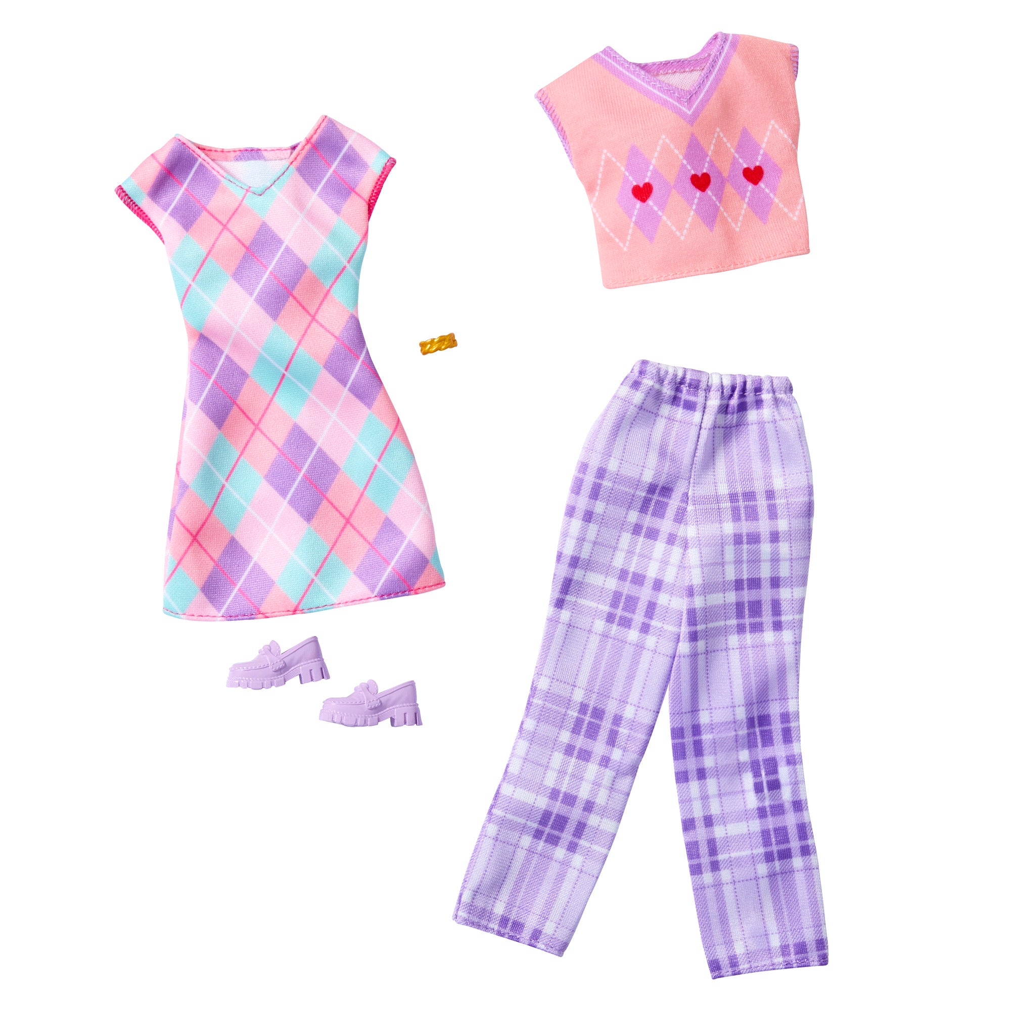 Barbie Fashions 2 Pack - Argyle