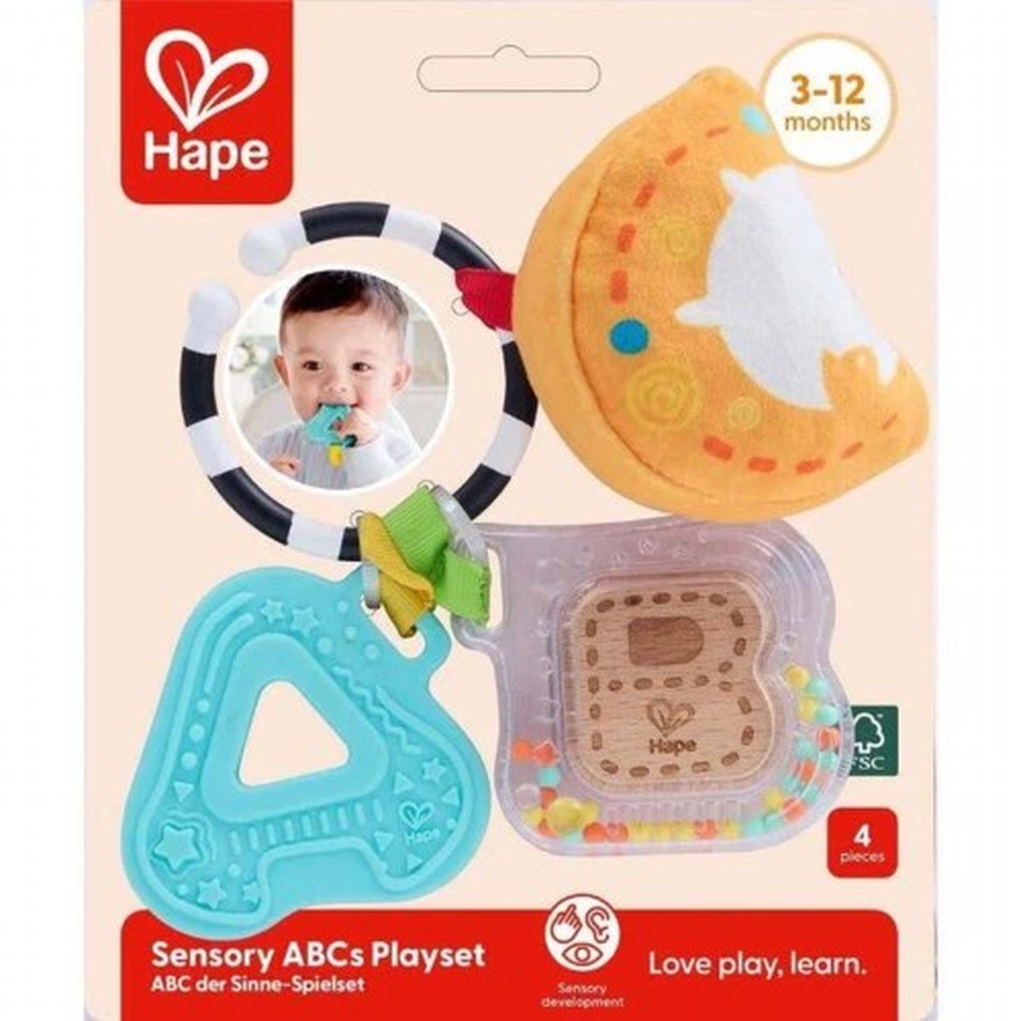 Hape Sensory ABC Playset