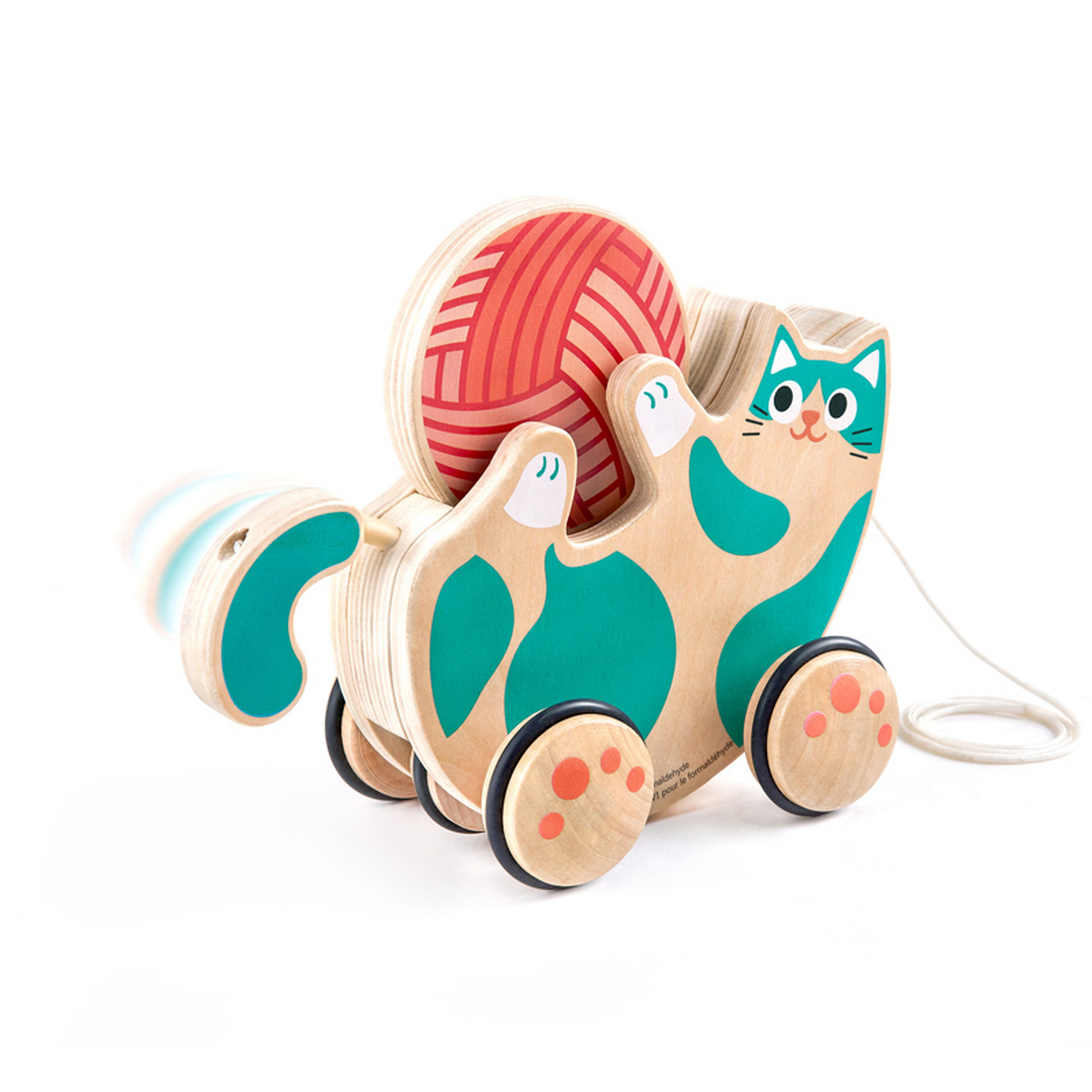 Hape Roll & Rattle Kitten - Toyworld NZ