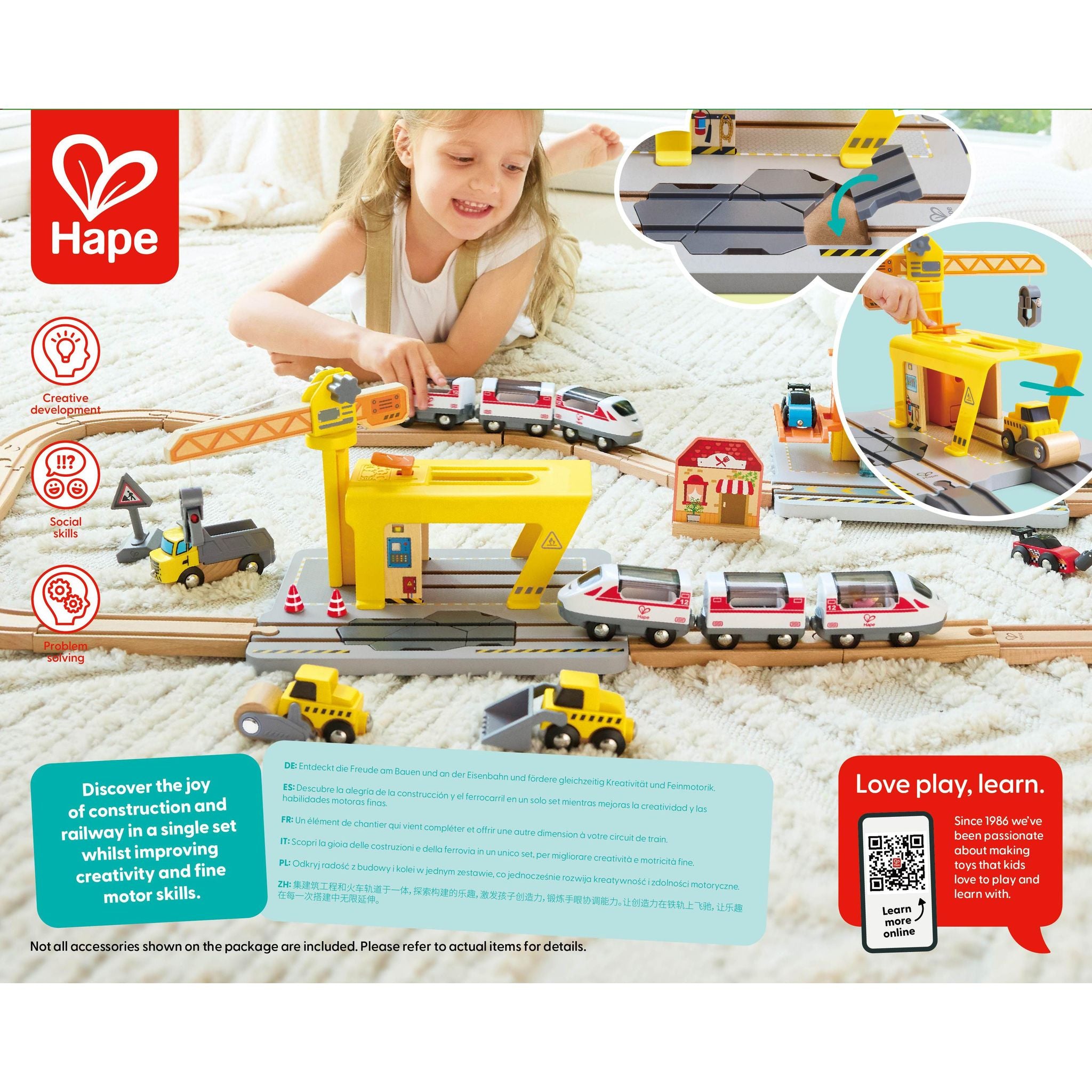 Hape Railway Crane Construction