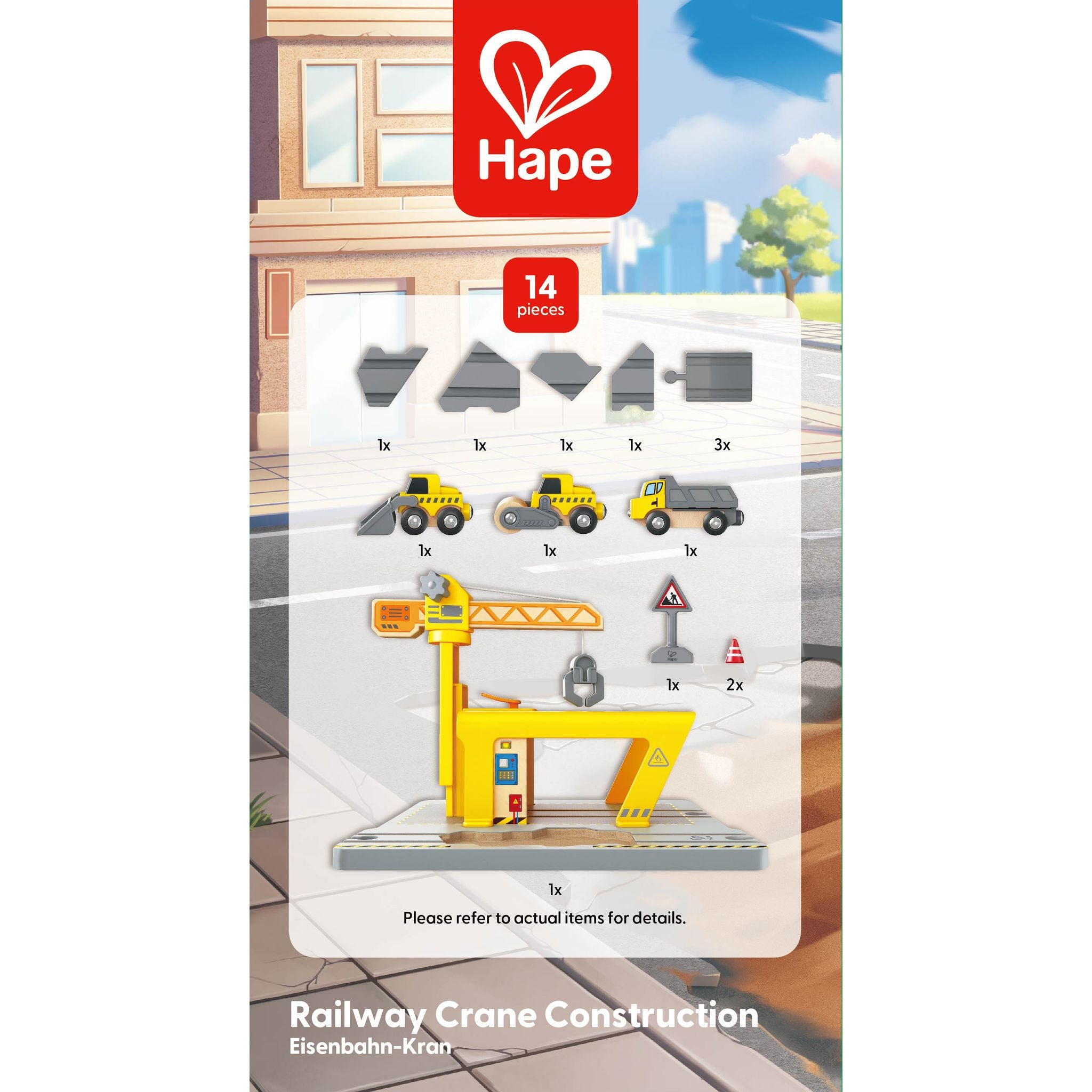 Hape Railway Crane Construction