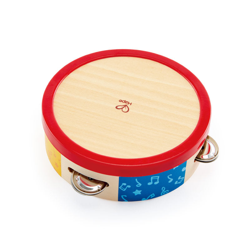 Hape Wooden Tap Along Tambourine