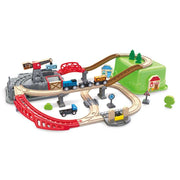Hape 50 Piece Railway Bucket Builder Set