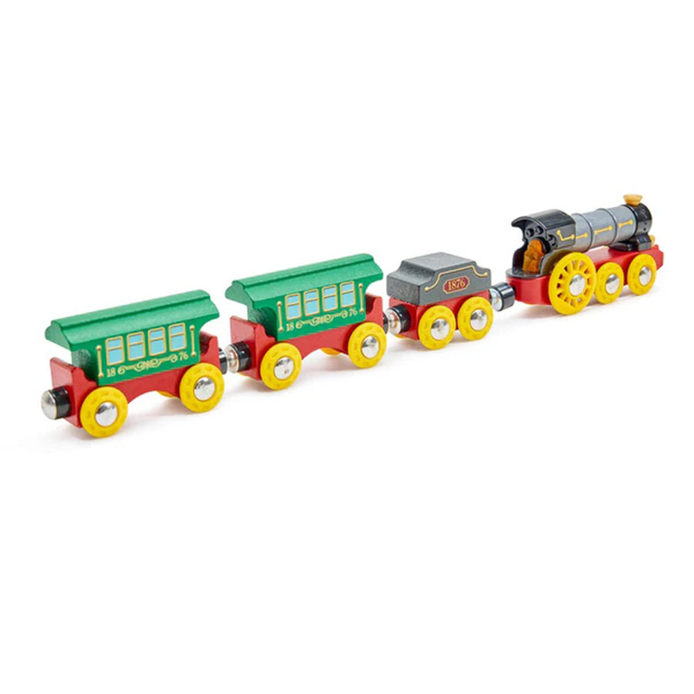 Hape Wooden Retro Steam Train with Lights & Sounds