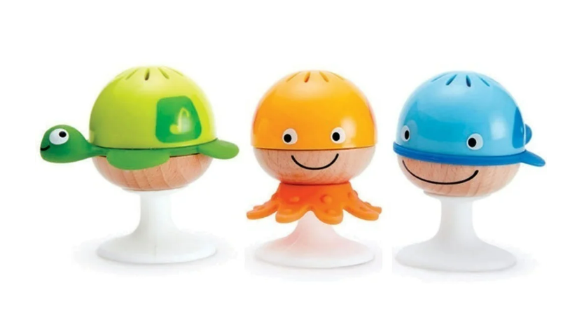 Hape Stay-Put Rattle Set - Toyworld NZ