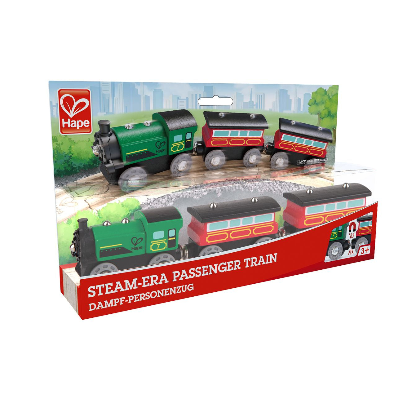 Hape Railway Steam-Era Passenger Train